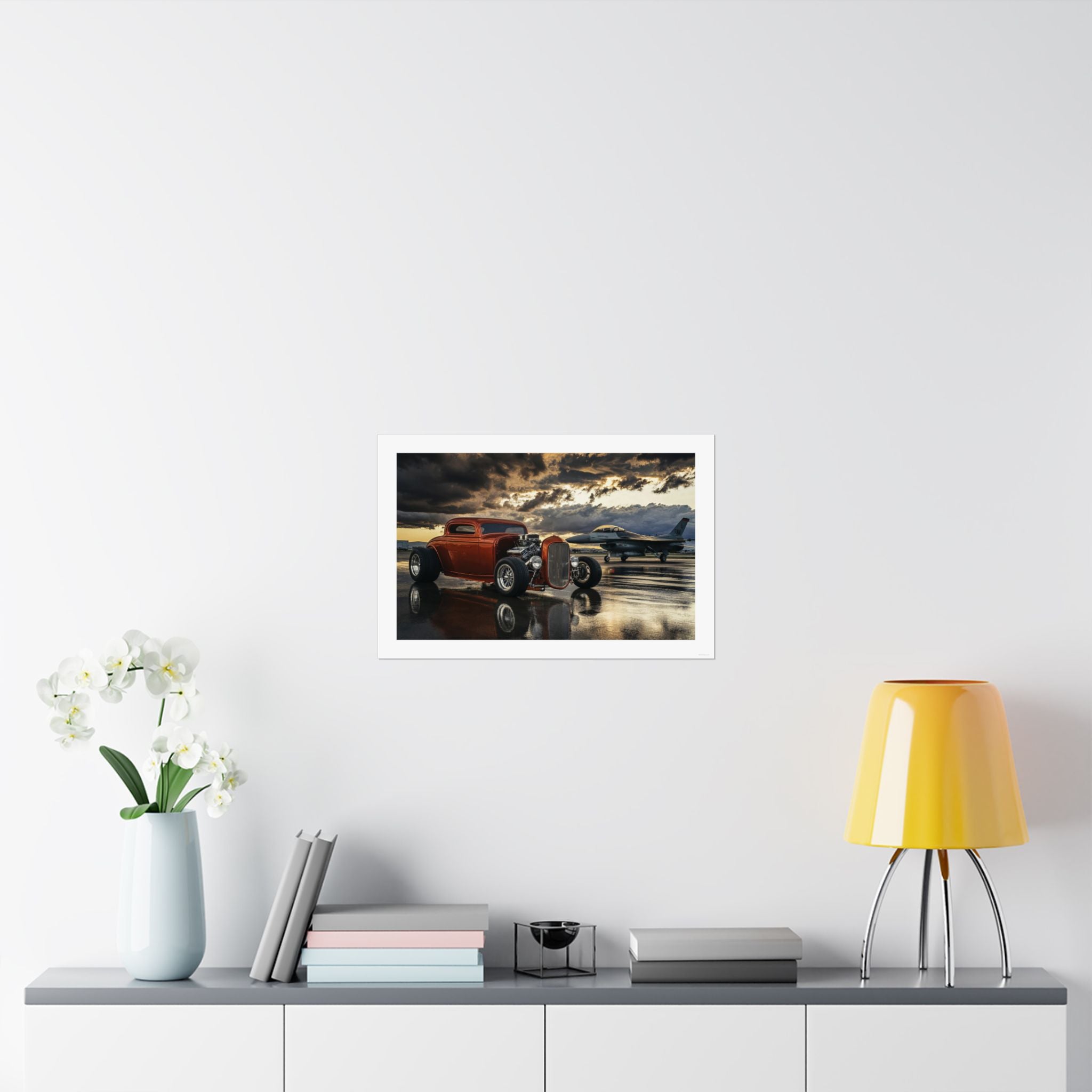 Wings & Wheels - Auto/Aviation - Gallery Print Poster - DC0184