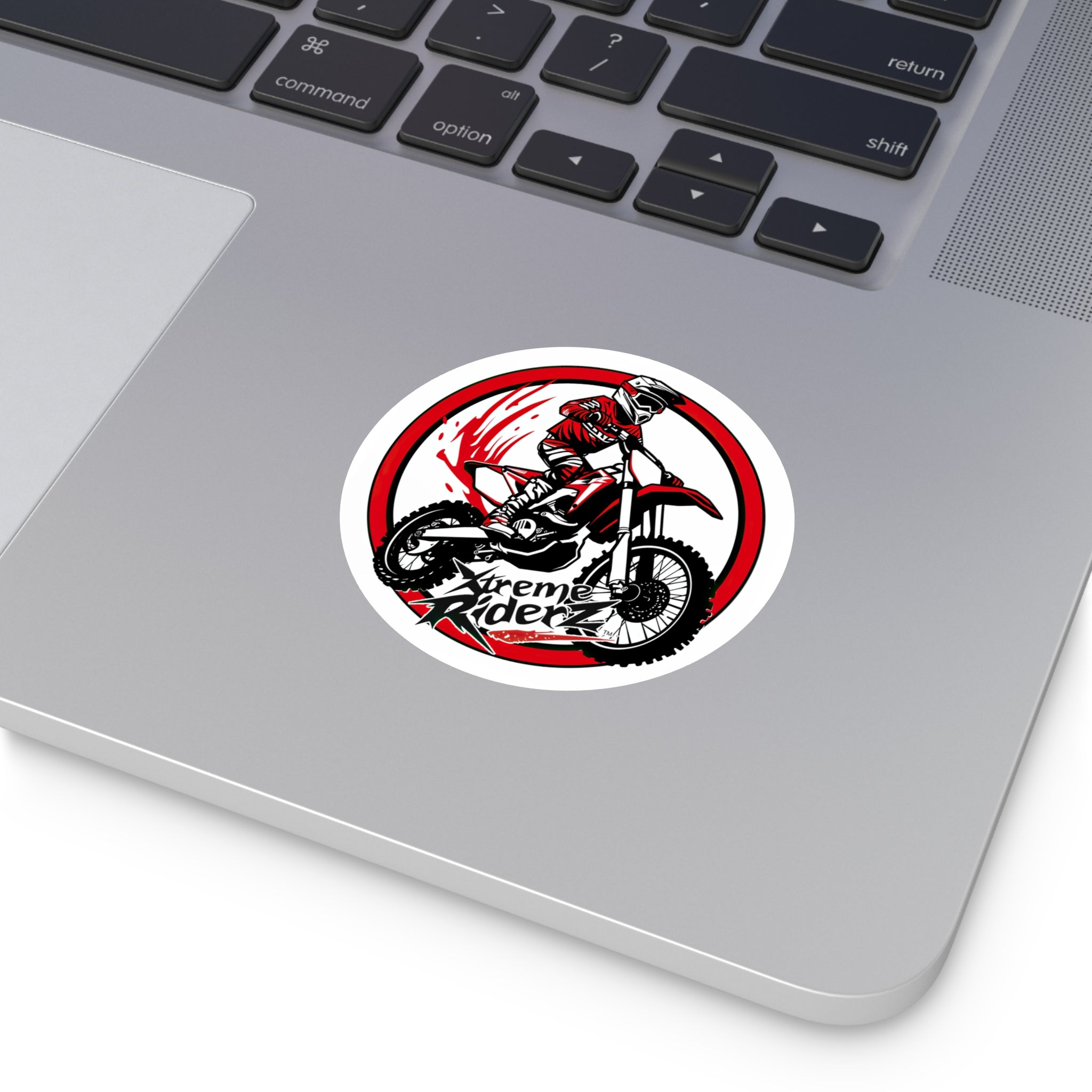 Motocross- Xtreme Riderz- Round Vinyl Stickers