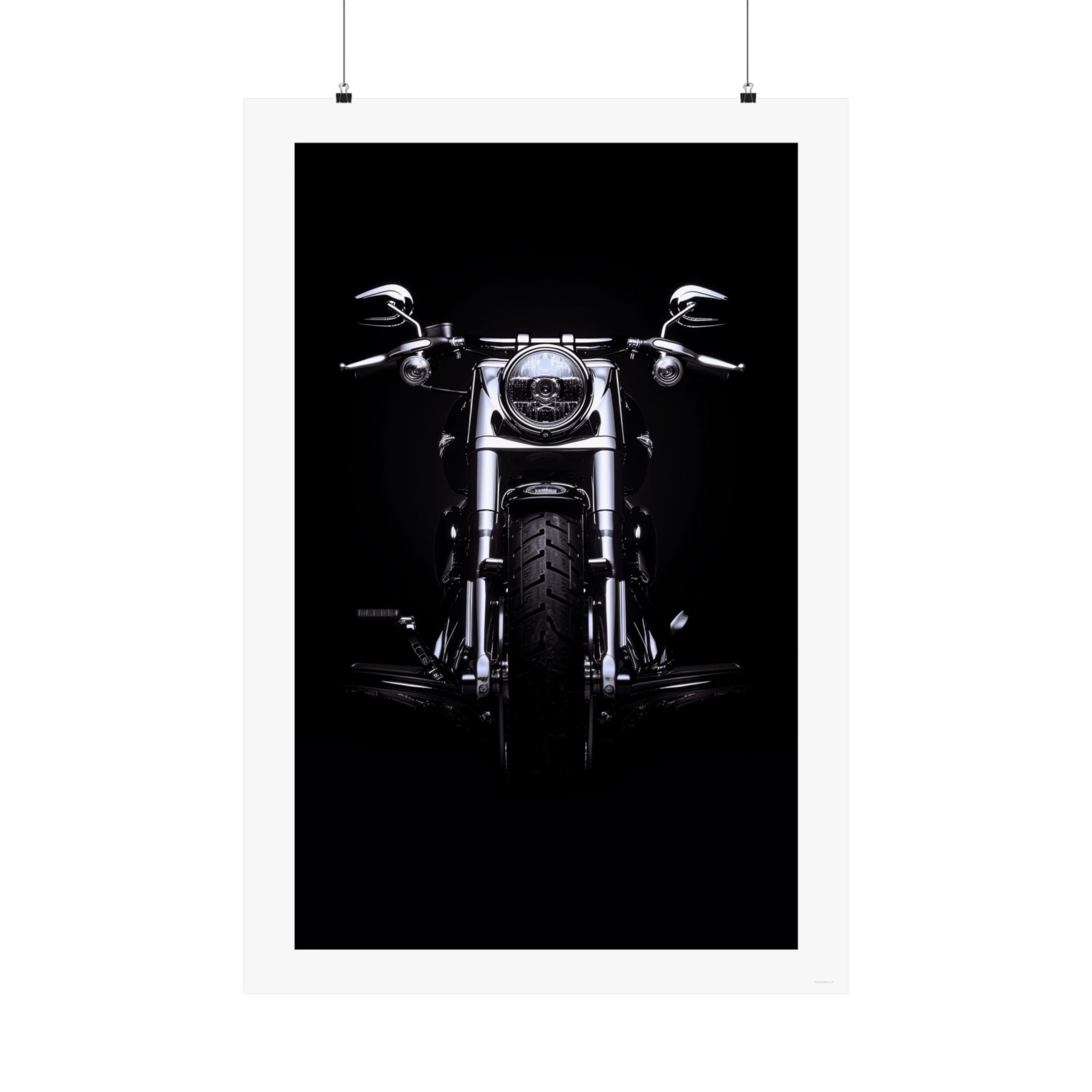 Dreaming in Chrome - Motorcycle - Gallery Print Poster - DC0121