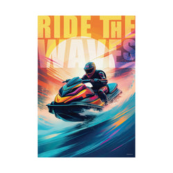 Ride The Waves - Xtreme Kidz- Matte Vertical Poster