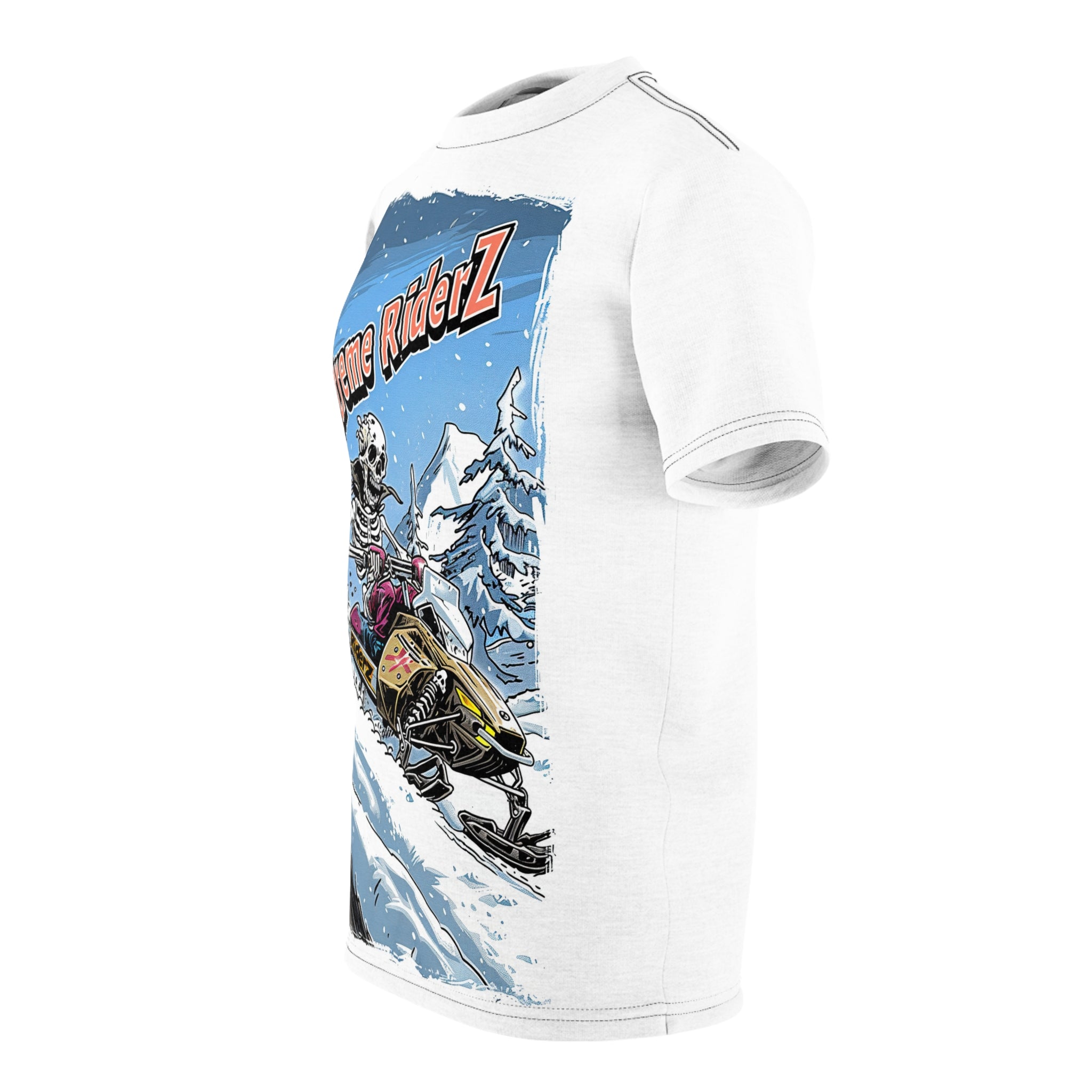 Skeleton Riderz - Snowmobile - Unisex Tee Shirt - TG0107
