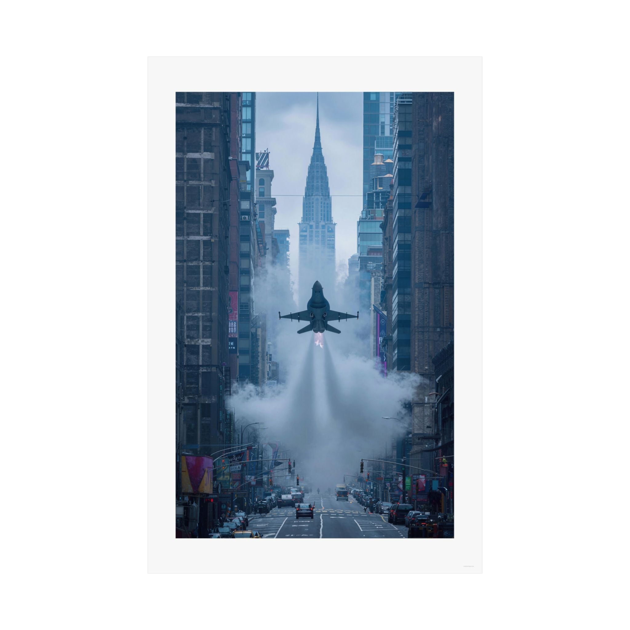 Flying New York Style - Aviation - Gallery Print Poster - DC0150