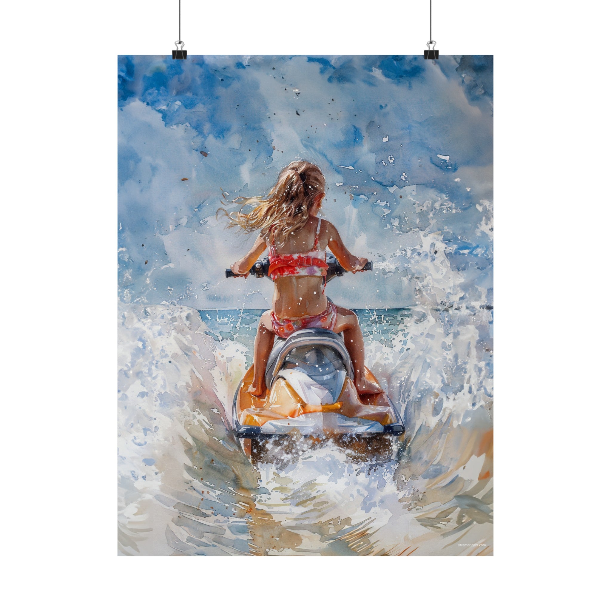 Jet Ski- Xtreme Kidz- Matte Vertical Posters