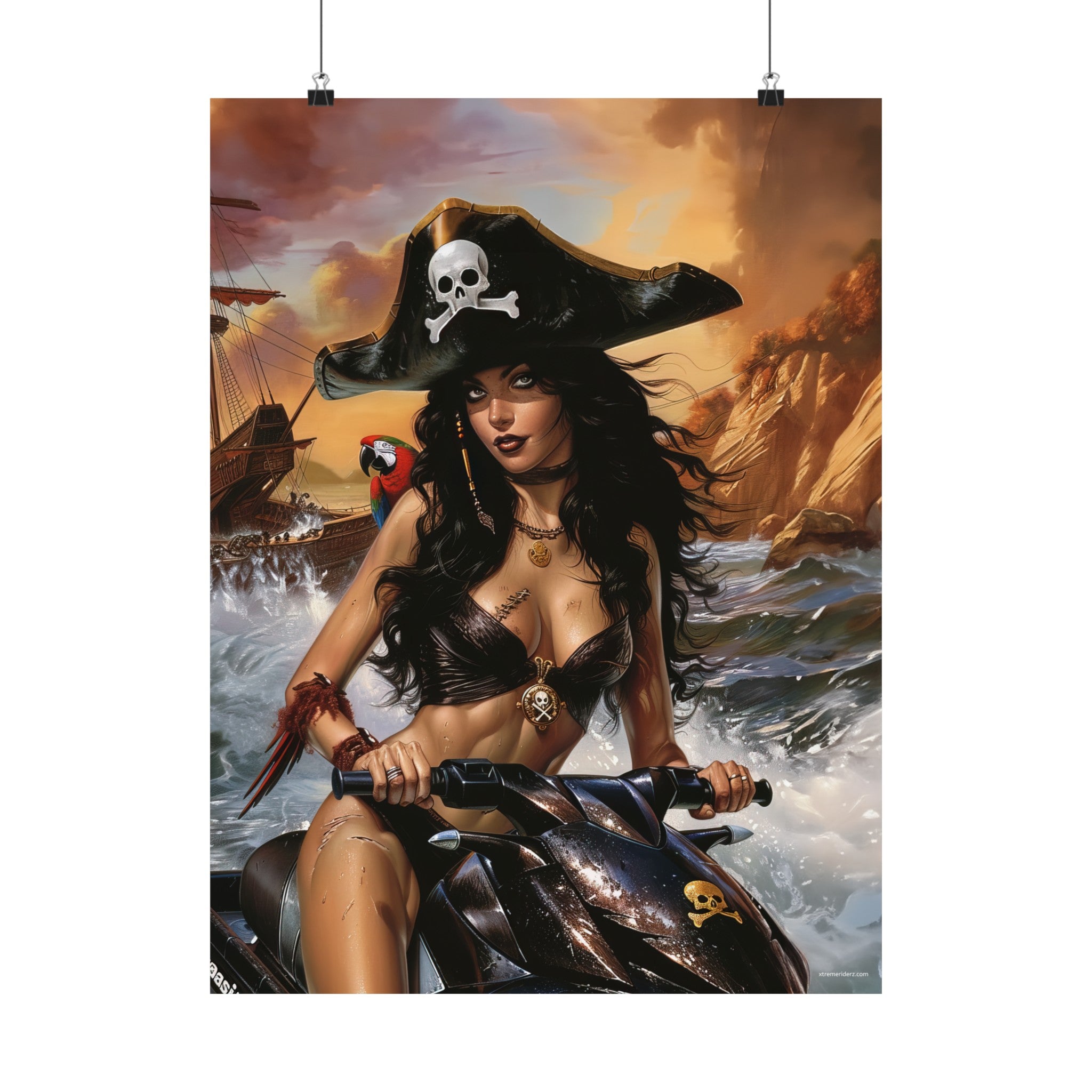 Pirate Riderz Matte Vertical Posters