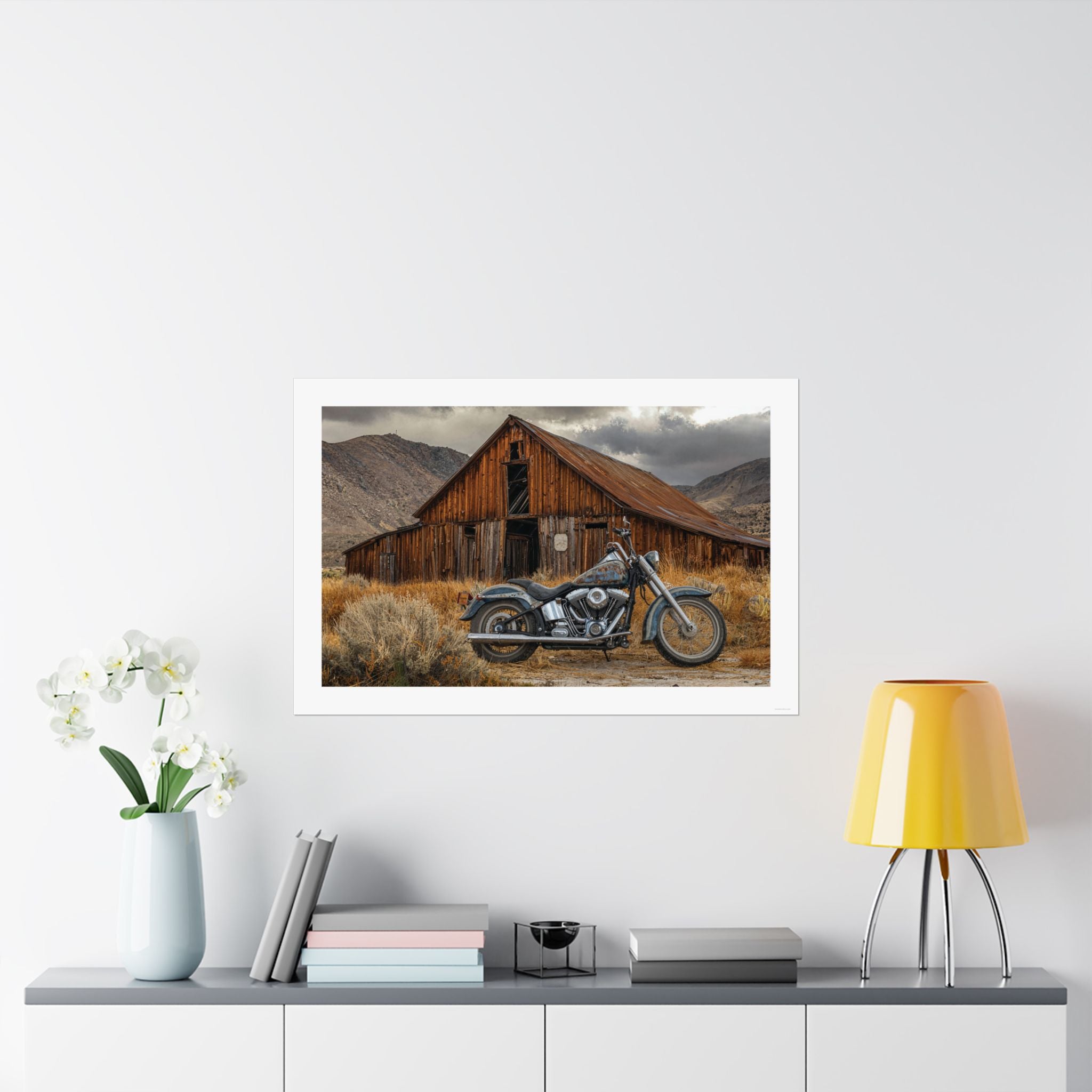 End of the Road - Motorcycle - Gallery Print Poster - DC0278