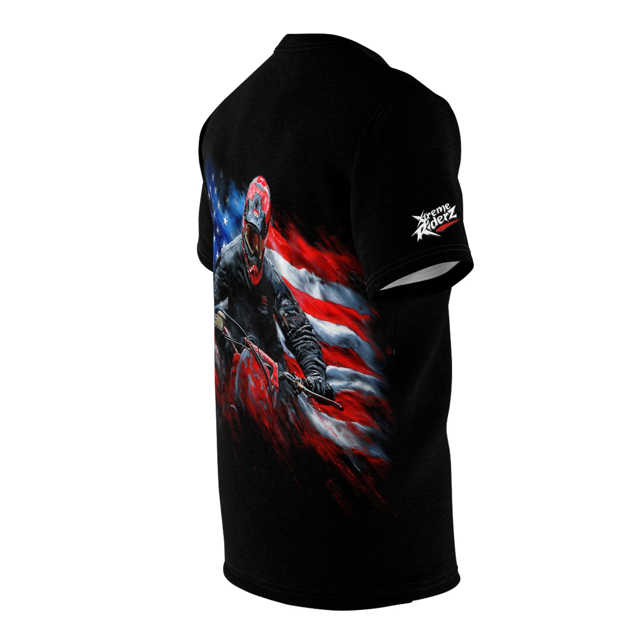 Patriotic Biker - Motorcycle - Men's Tee Shirt - DC0264