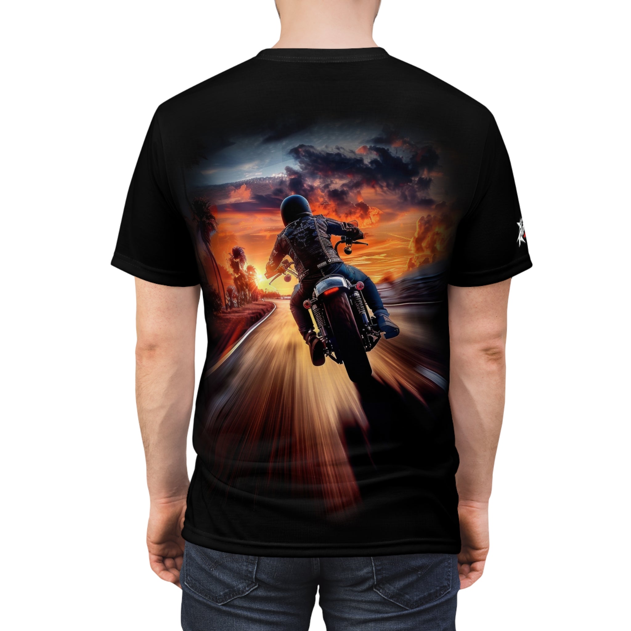 Sunset Rush - Motorcycle - Men's Tee Shirt - DC-0118