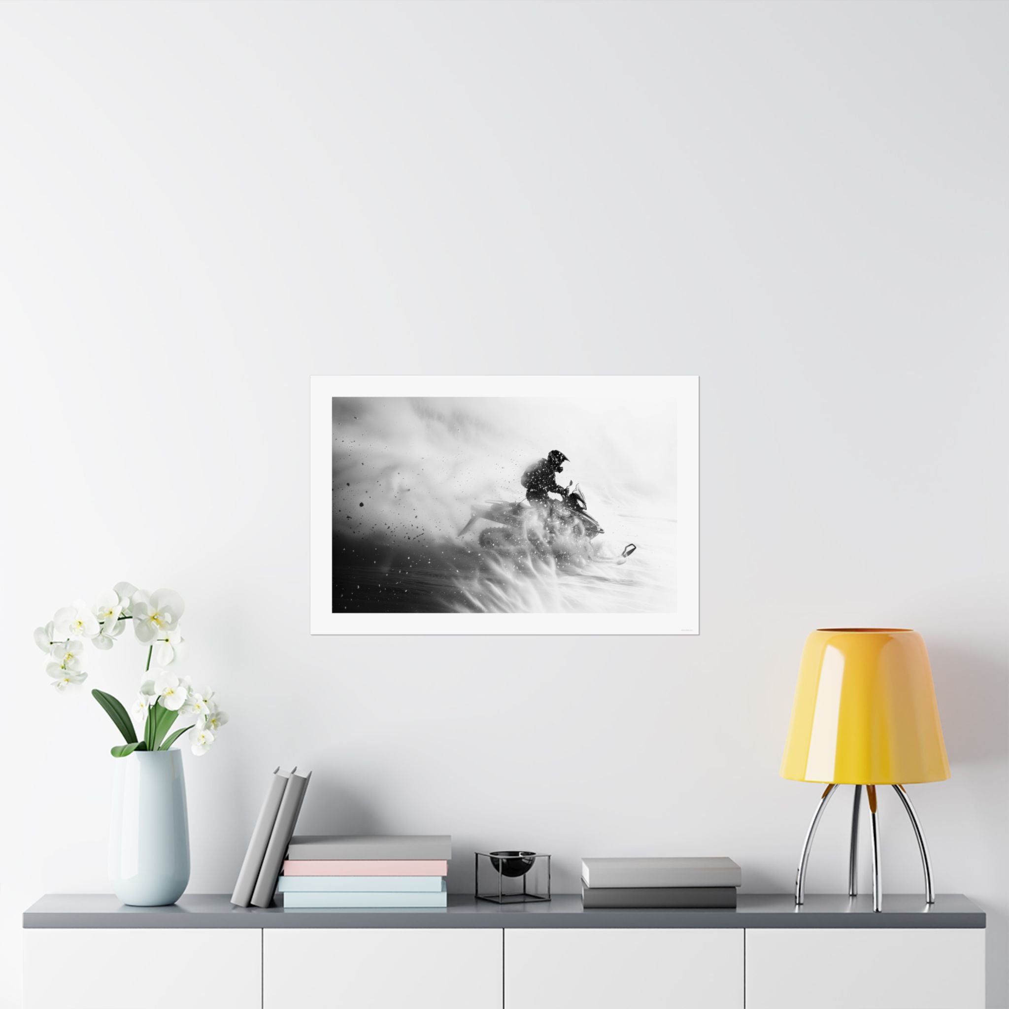 Wind Chill - Snowmobile - Gallery Print Poster - DC0165