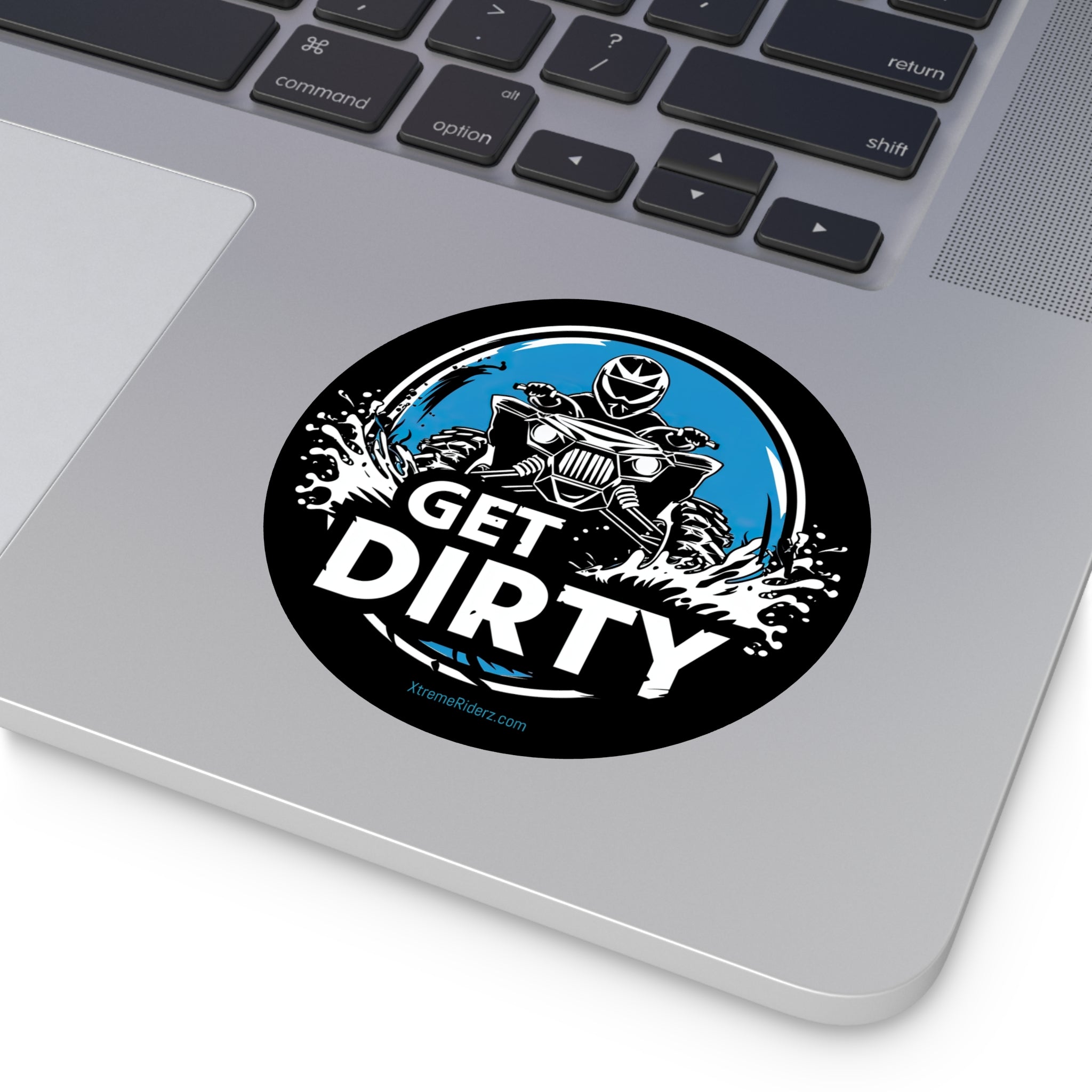 Get Dirty ATV- Xtreme Riderz - Round Vinyl Sticker