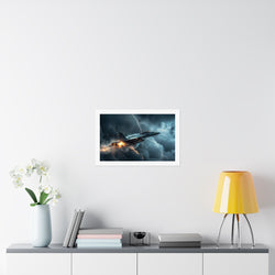 Lightning Strike - Aviation - Gallery Print Poster - DC0213