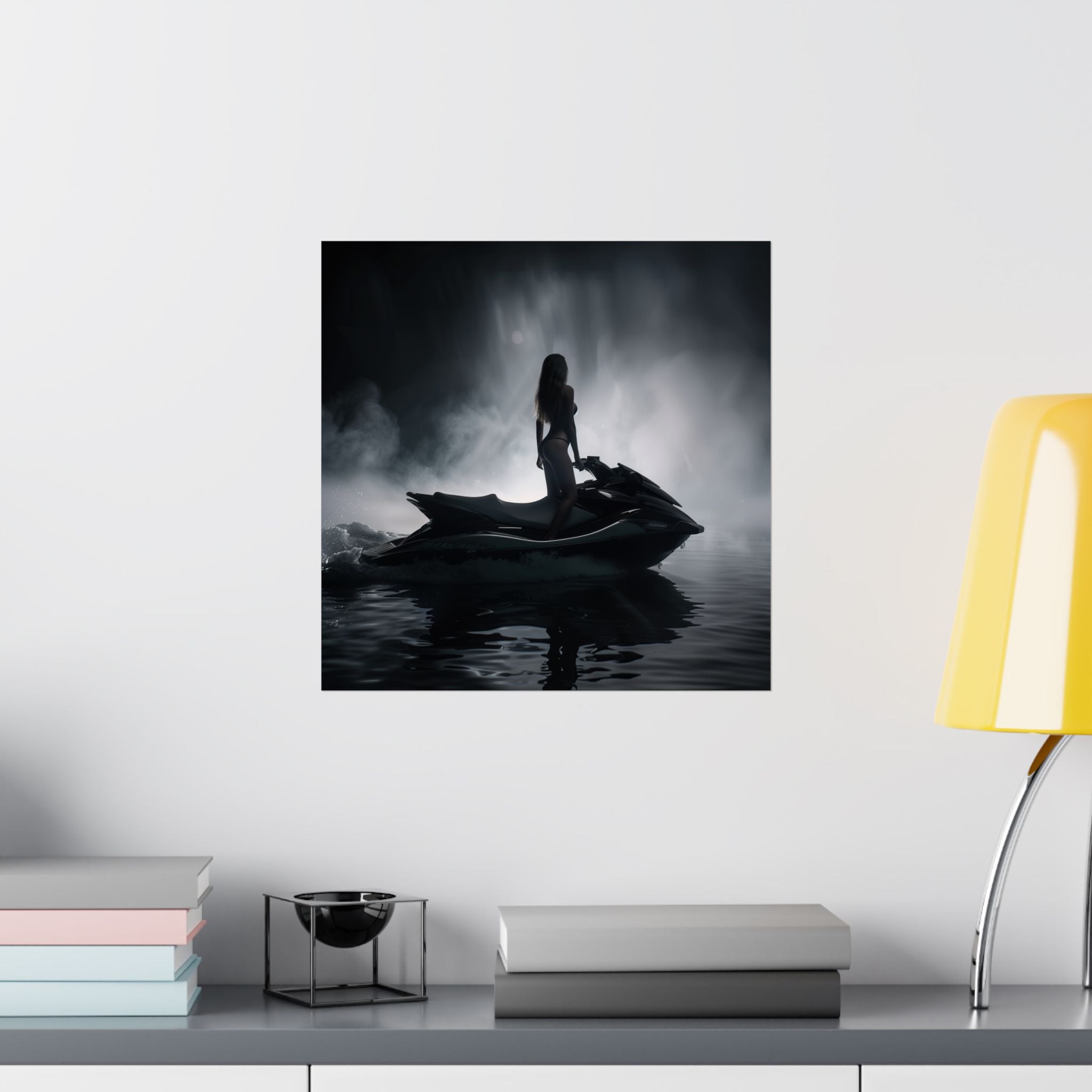 Silhouette in the Mist - Watersports - Poster - TG0111