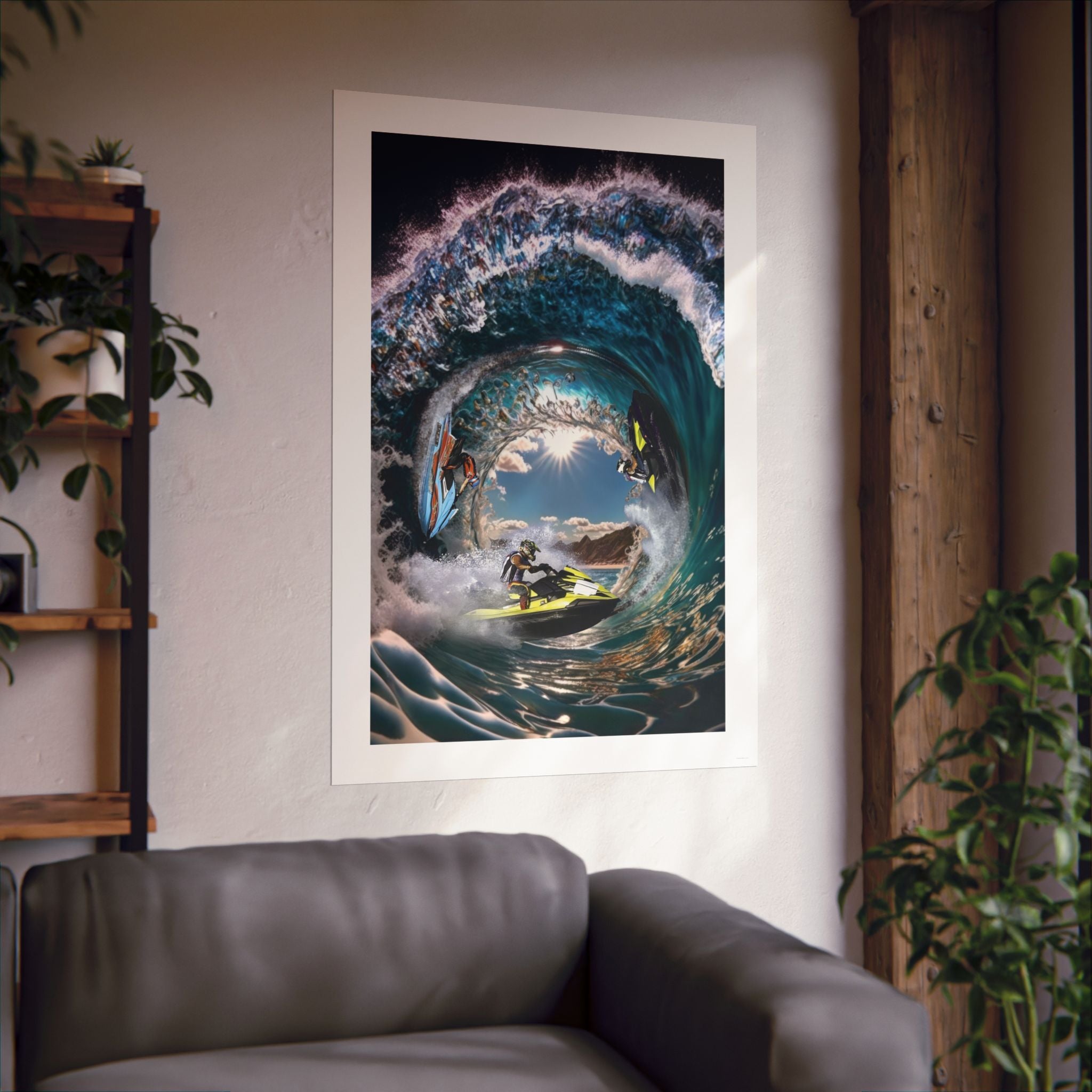 Jet Ski Vortex -  Watersports - Gallery Print Poster - DC0212