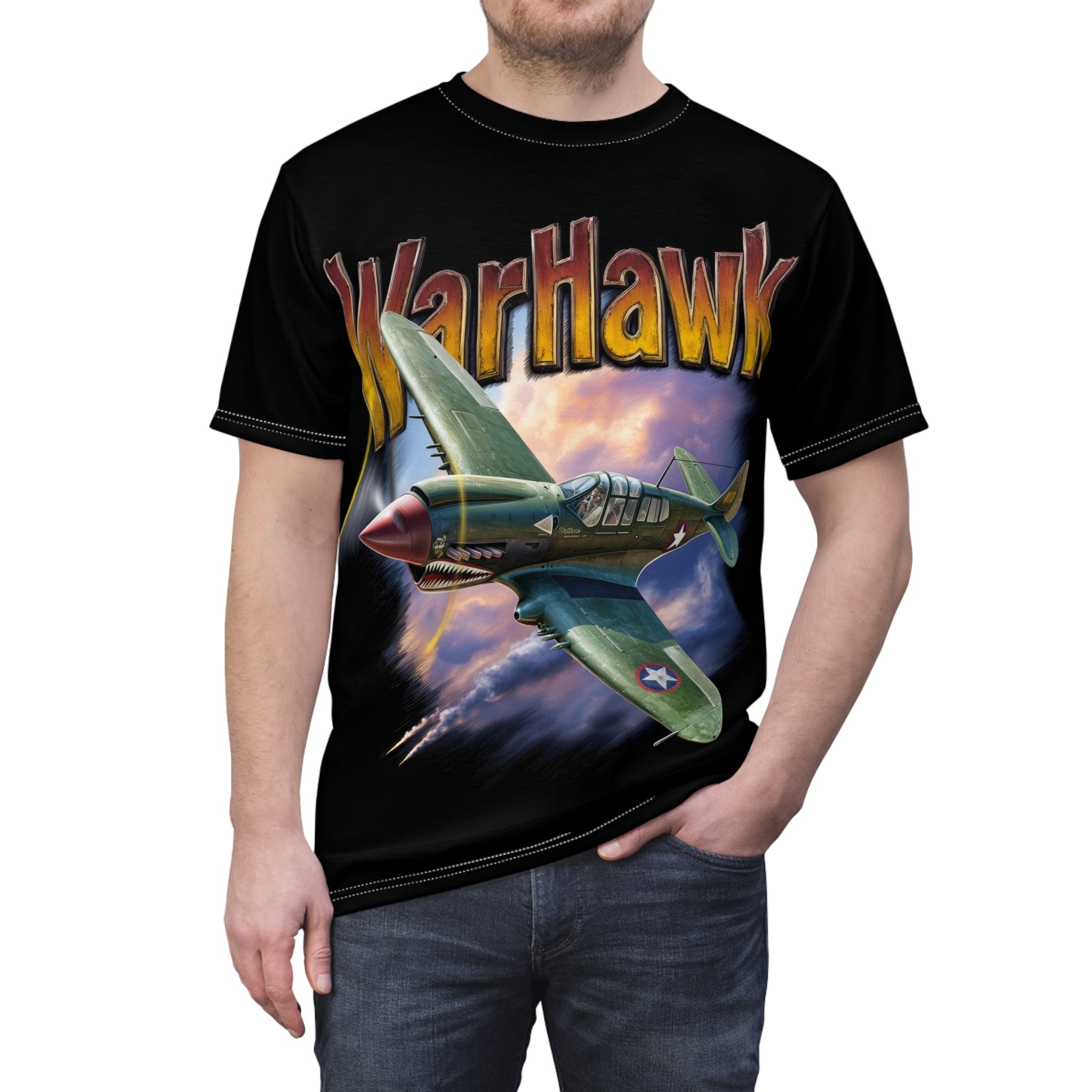 P-40 Warhawk - Aviation - Men's Tee Shirt - DC0297