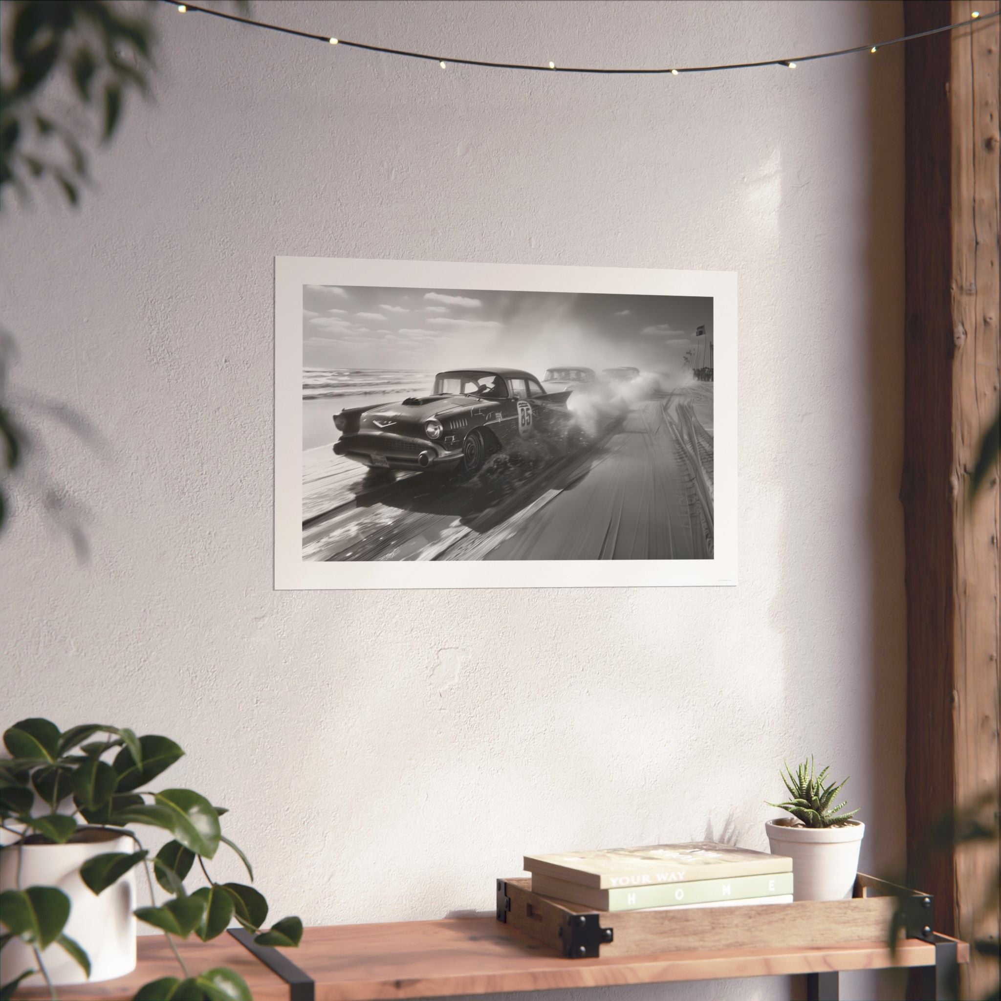 Vintage Daytona 500 - Auto - Gallery Print Poster - DC0130