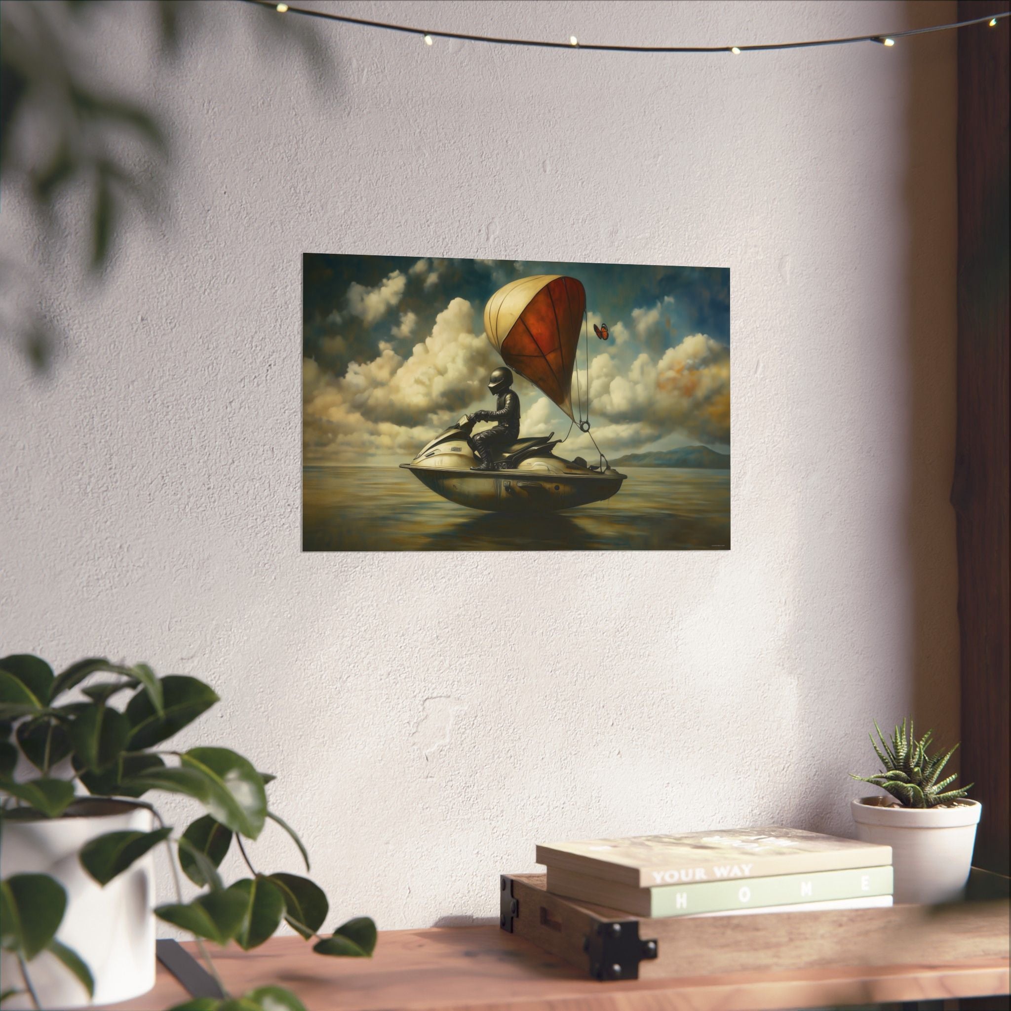 Butterfly Ships - Salvador Dali - Watersports - Poster