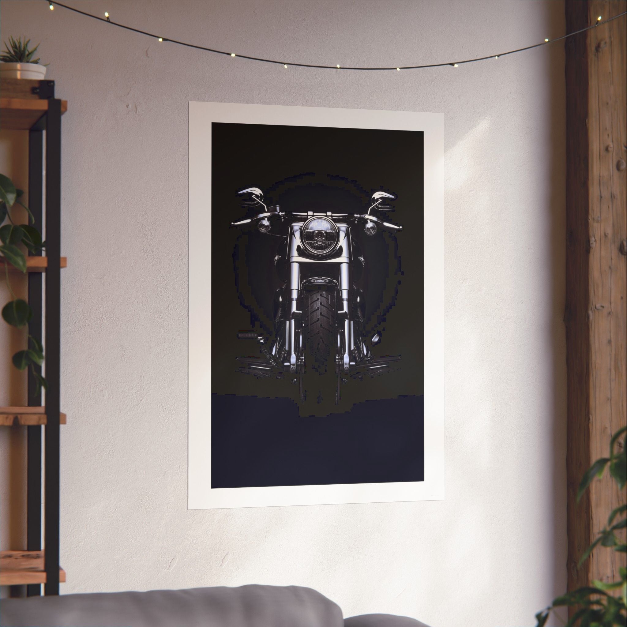 Dreaming in Chrome - Motorcycle - Gallery Print Poster - DC0121