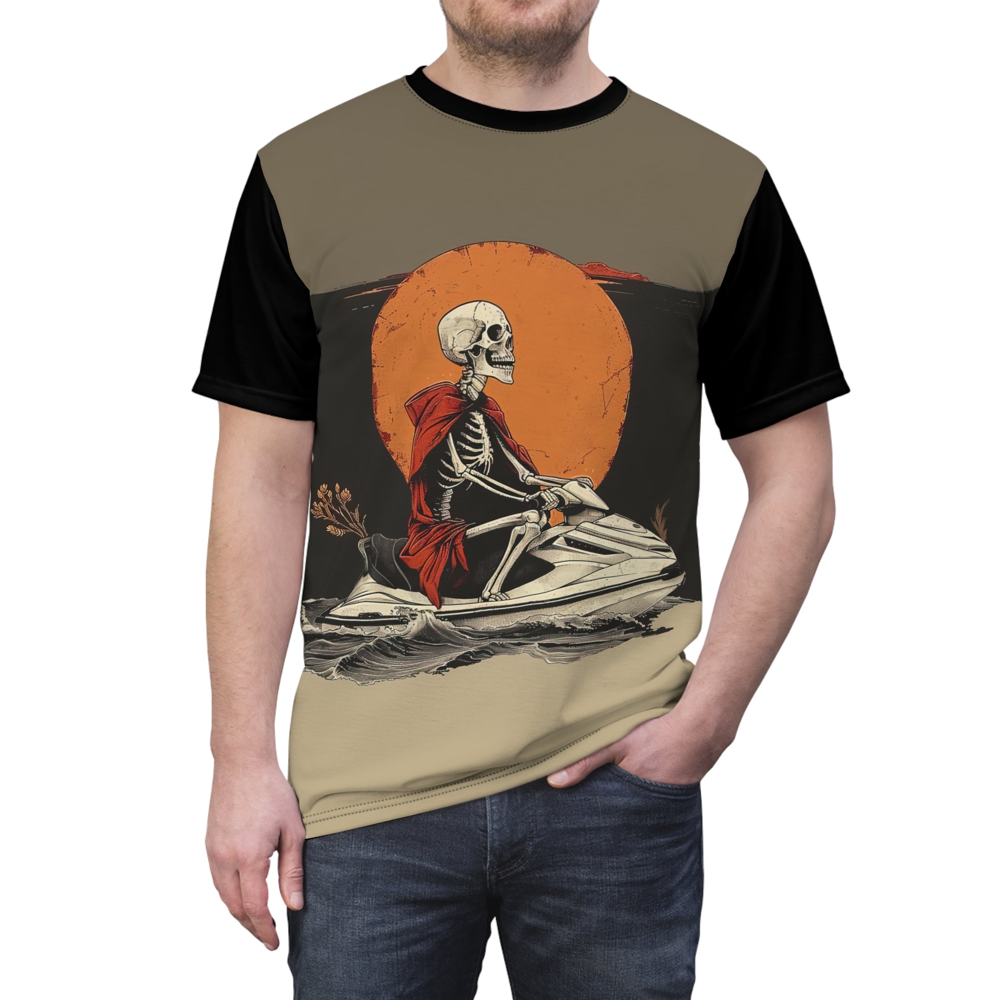 Skeleton Riderz - Watersports - Unisex Tee Shirt - TG0120
