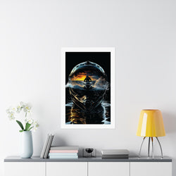 Sunset Helmet -  Watersports - Gallery Print Poster - DC0210