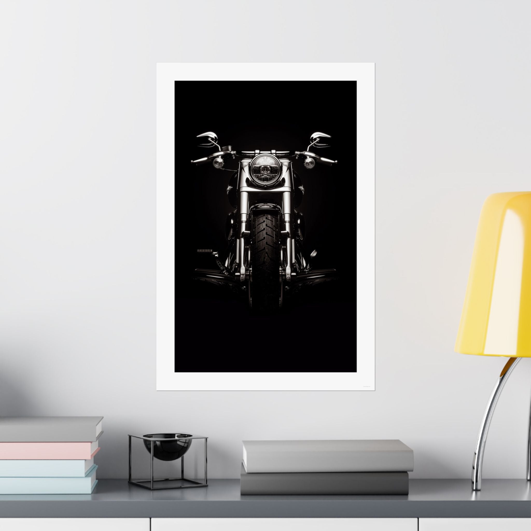 Dreaming in Chrome - Motorcycle - Gallery Print Poster - DC0121