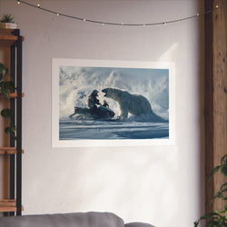 Bear Down - Snowmobile - Gallery Print Poster - DC0168