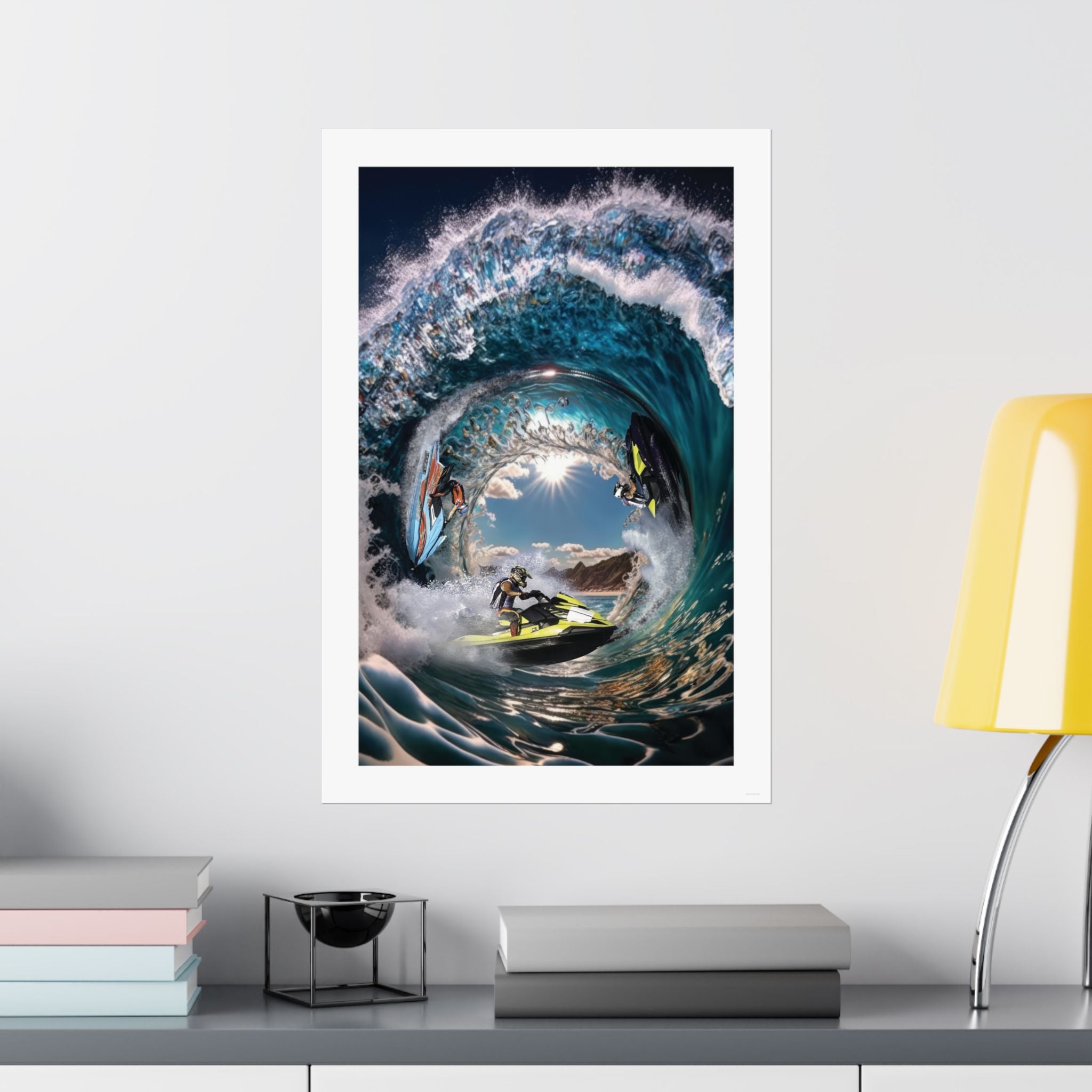 Jet Ski Vortex -  Watersports - Gallery Print Poster - DC0212