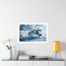 Bear it All - Snowmobile - Gallery Print Poster - DC0166