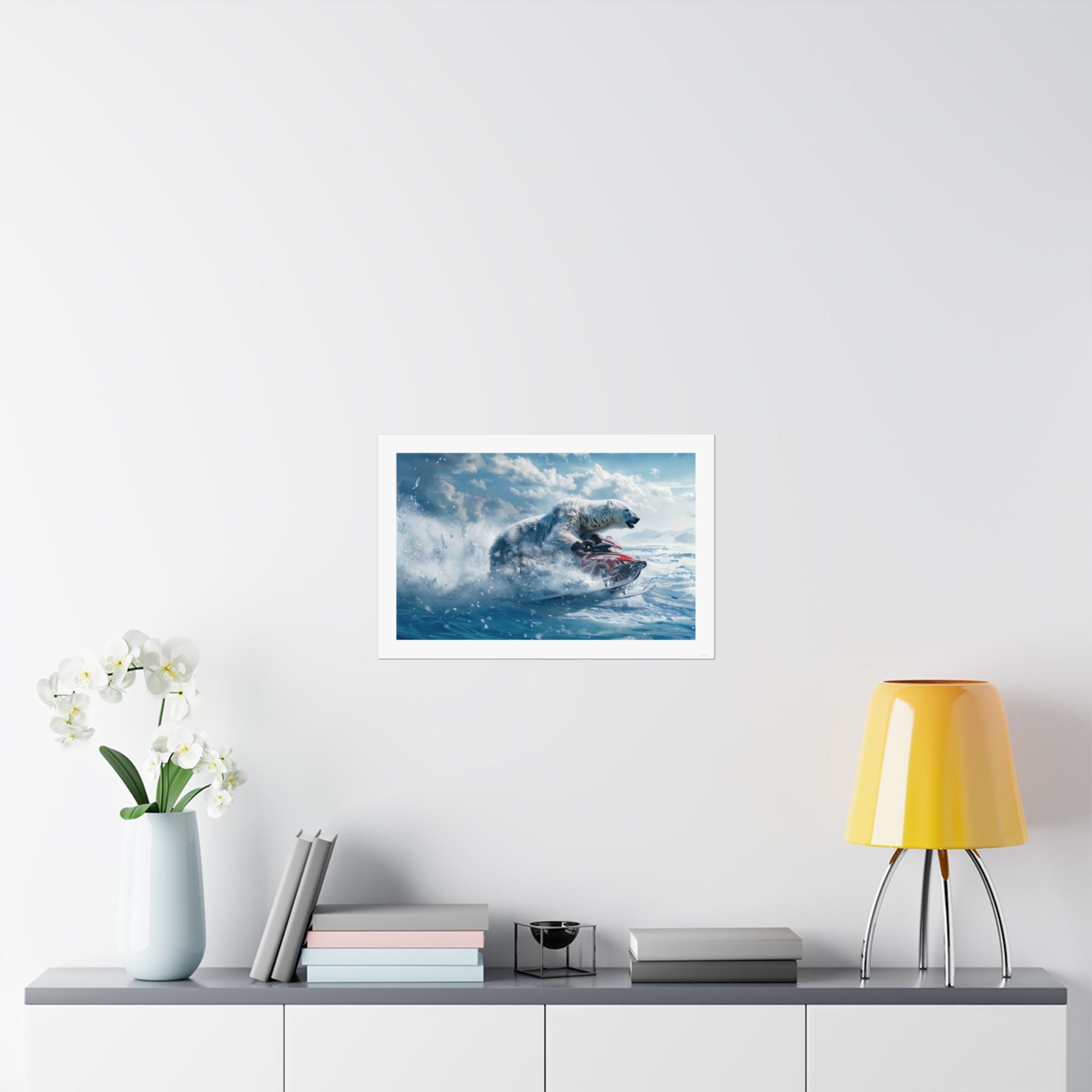 Bear it All - Snowmobile - Gallery Print Poster - DC0166