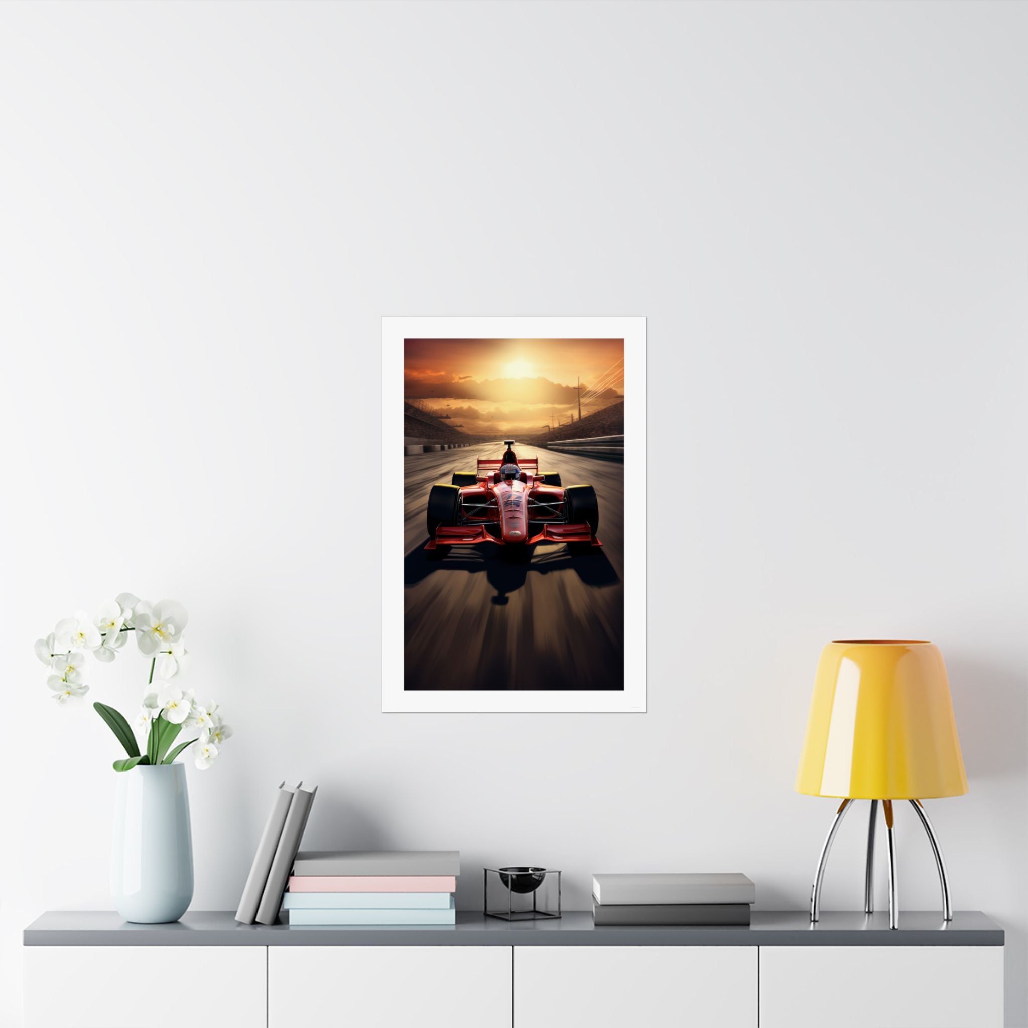 Full Front Formula Car - Auto - Gallery Print Poster - DC0140