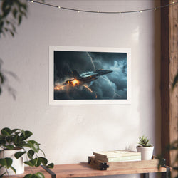 Lightning Strike - Aviation - Gallery Print Poster - DC0213