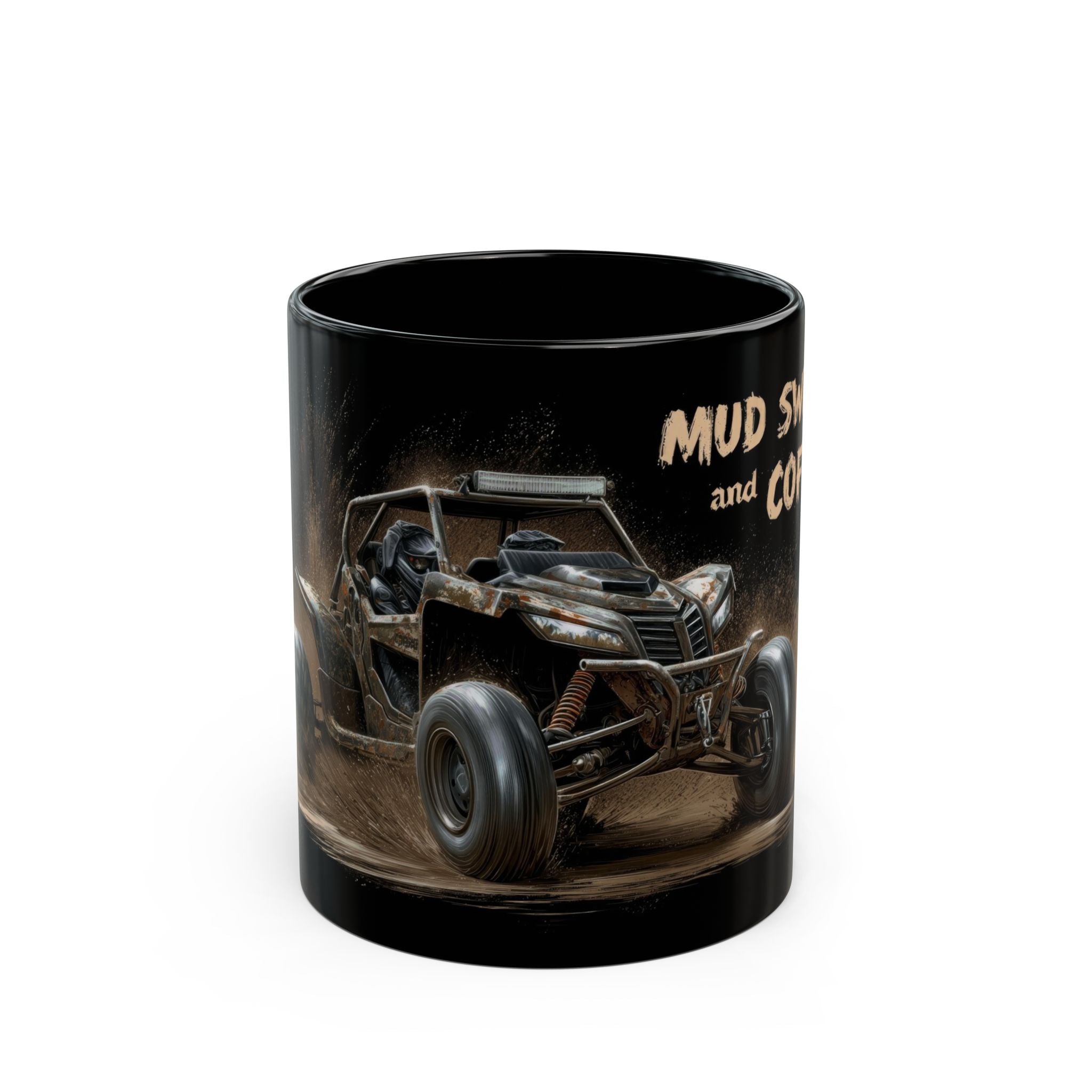 Mud, Sweat and Coffee Black Mug (11oz, 15oz) - ATV/UTV - DC0289
