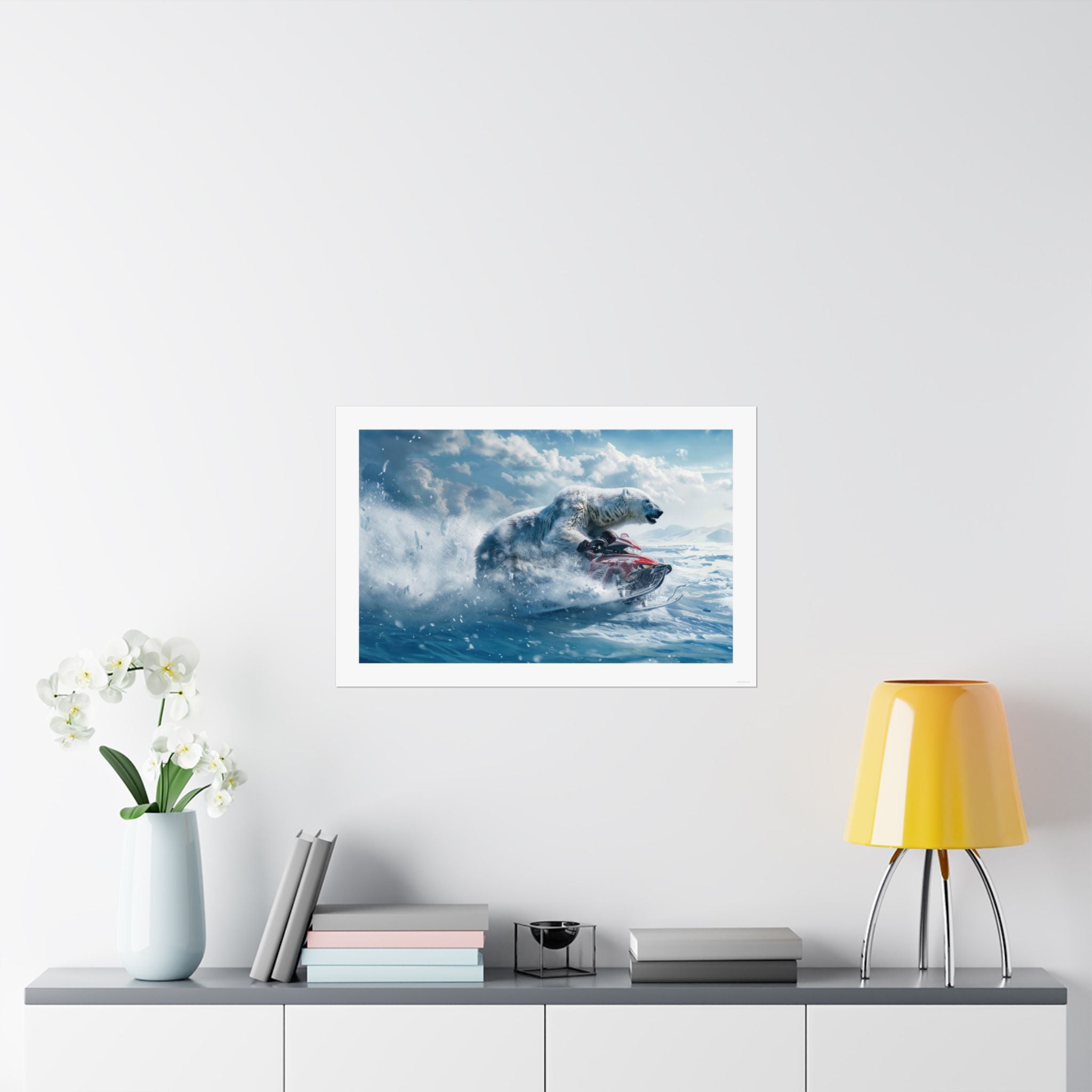 Bear it All - Snowmobile - Gallery Print Poster - DC0166