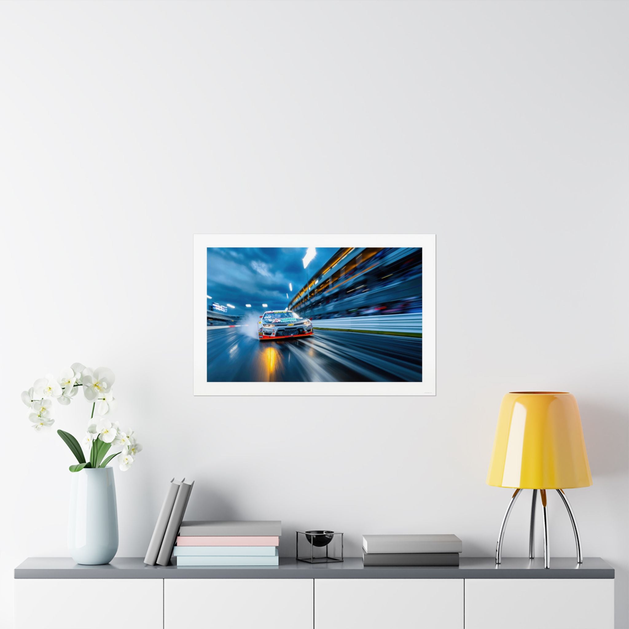 Daytona 500 at Dusk - Auto - Gallery Print Poster - DC0131