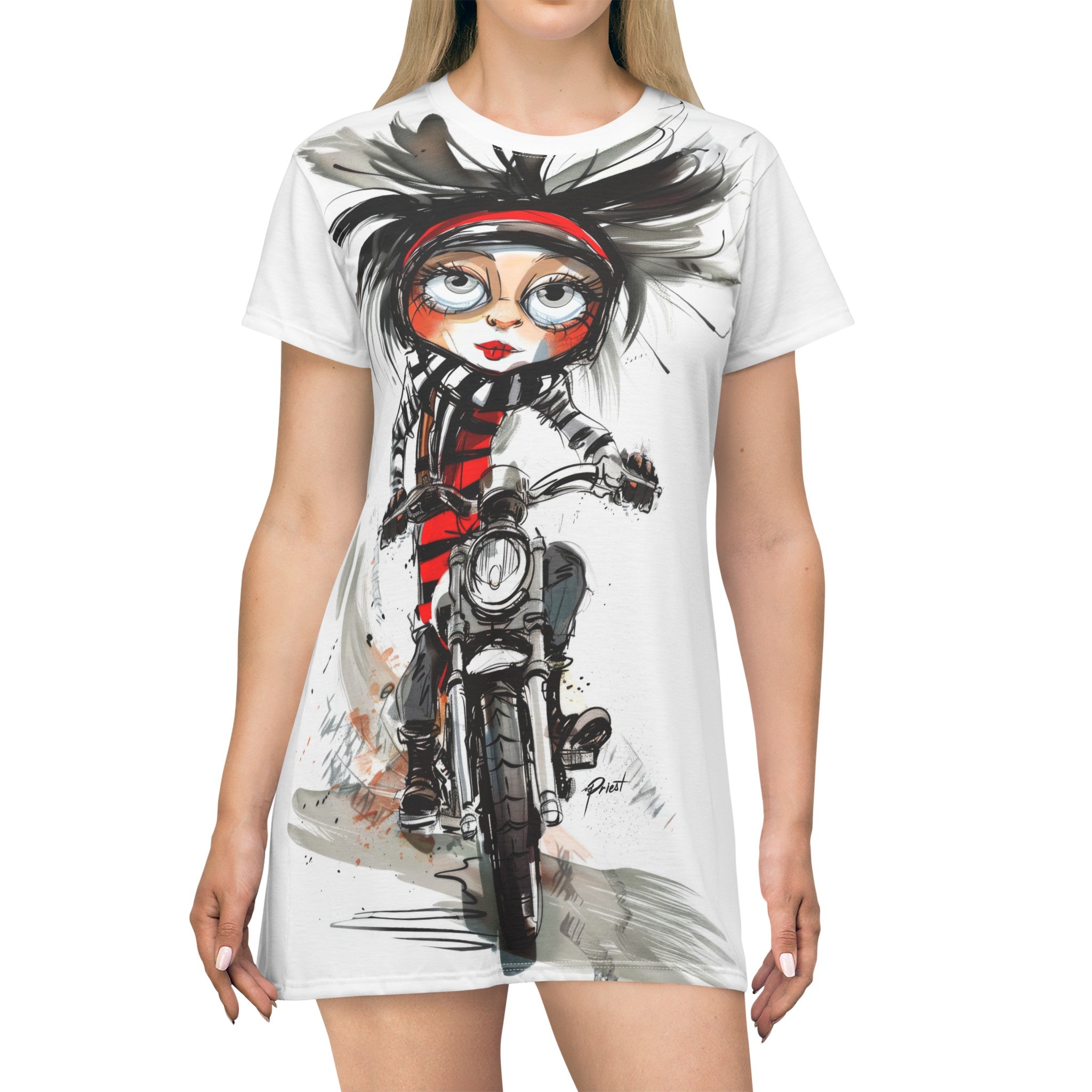 Alice Motorcycle- Teen Riderz- T-Shirt Dress