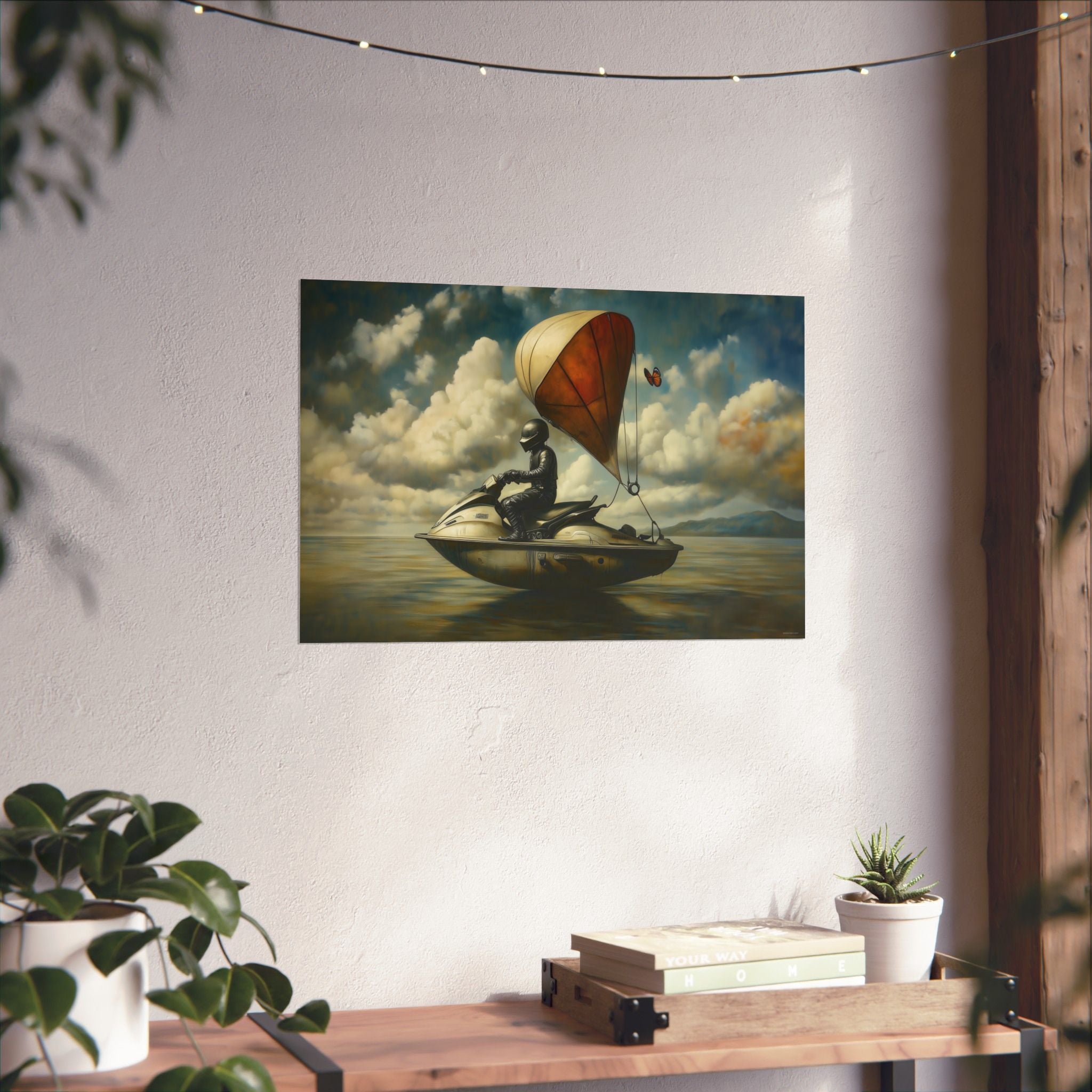 Butterfly Ships - Salvador Dali - Watersports - Poster
