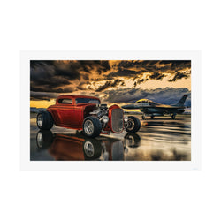 Wings & Wheels - Auto/Aviation  - Gallery Print Poster - DC0184