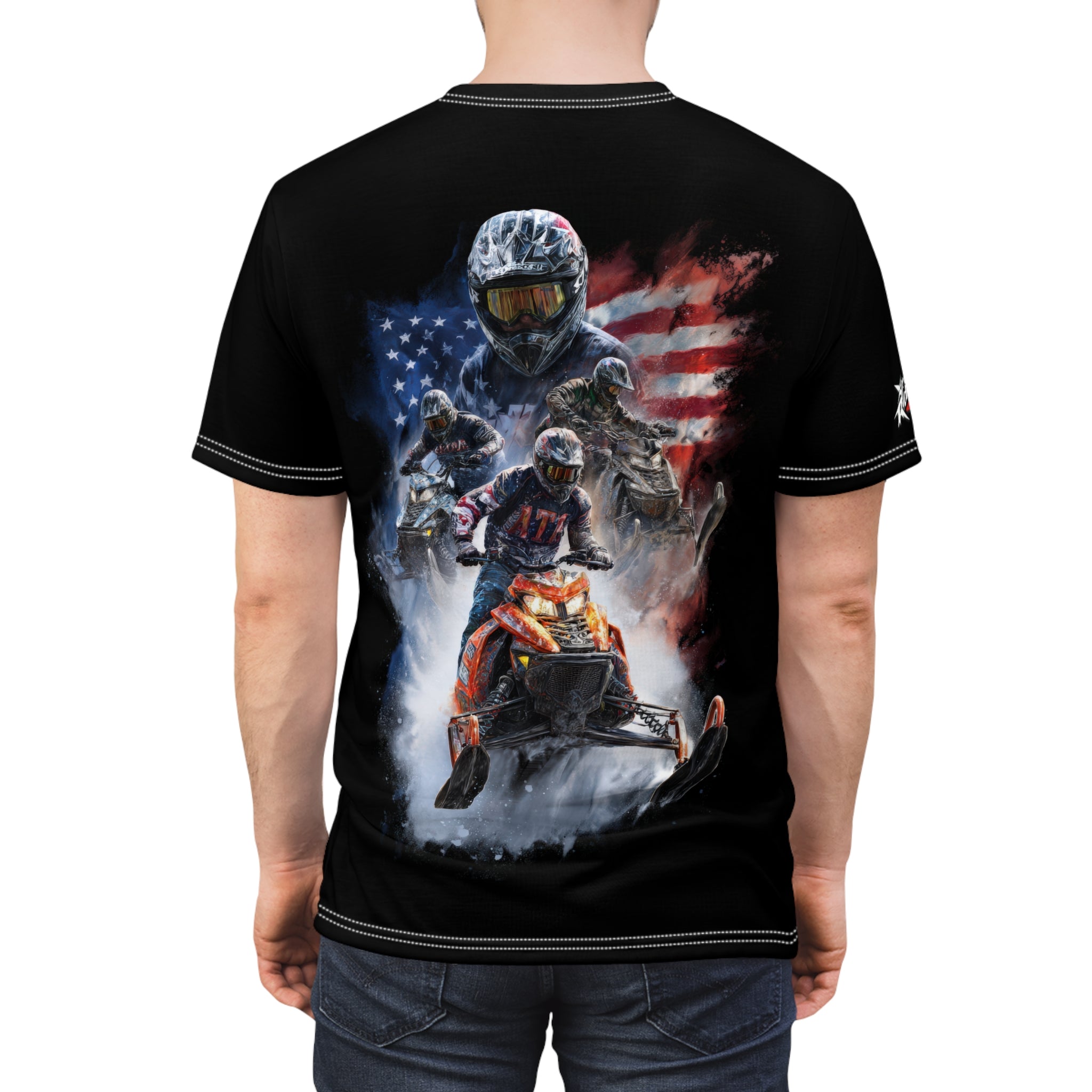 Team America - Snowmobile - Men's Tee Shirt - DC0266