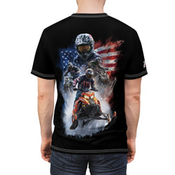 Team America - Snowmobile - Men's Tee Shirt - DC0266