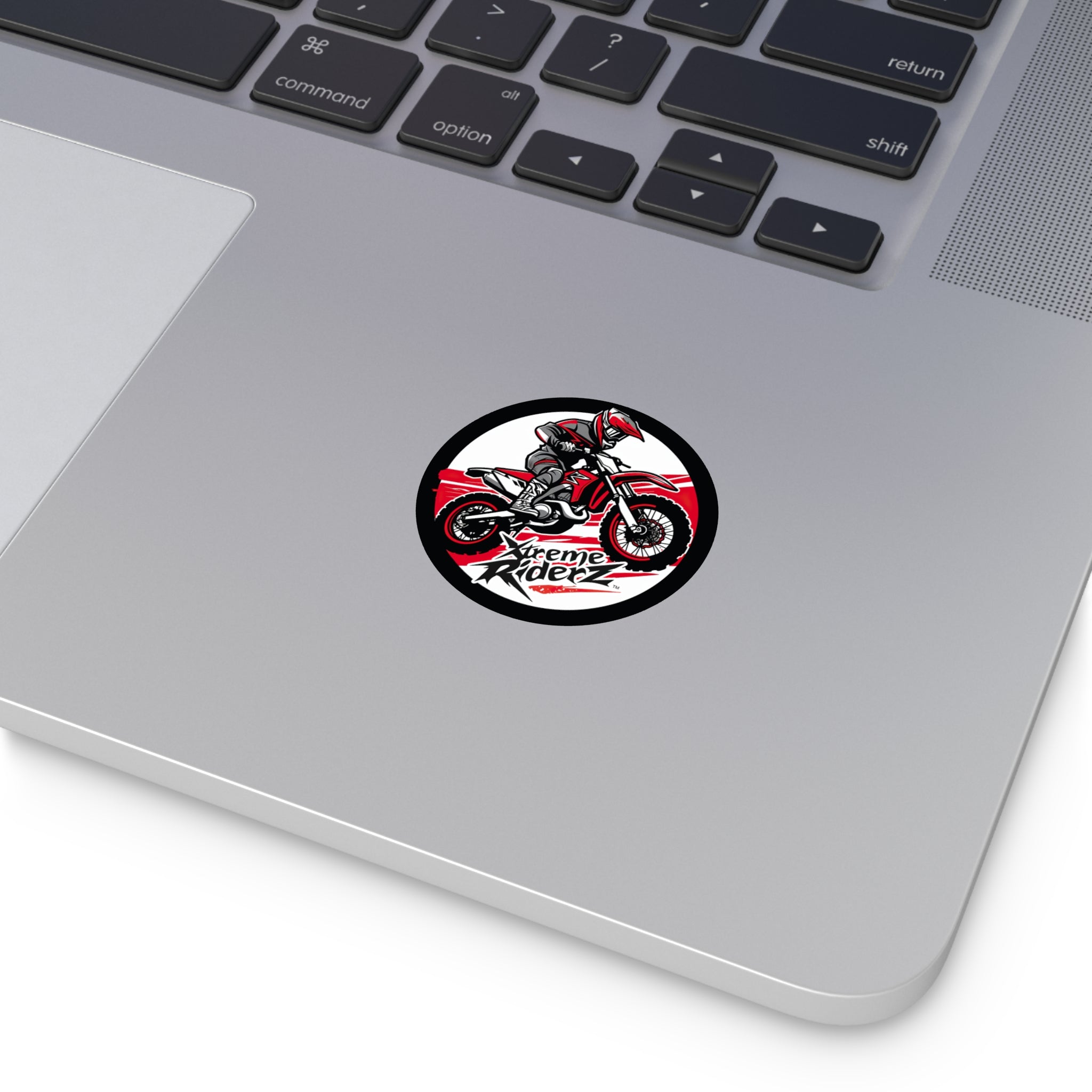 Motocross- Xtreme Riderz- Round Vinyl Stickers