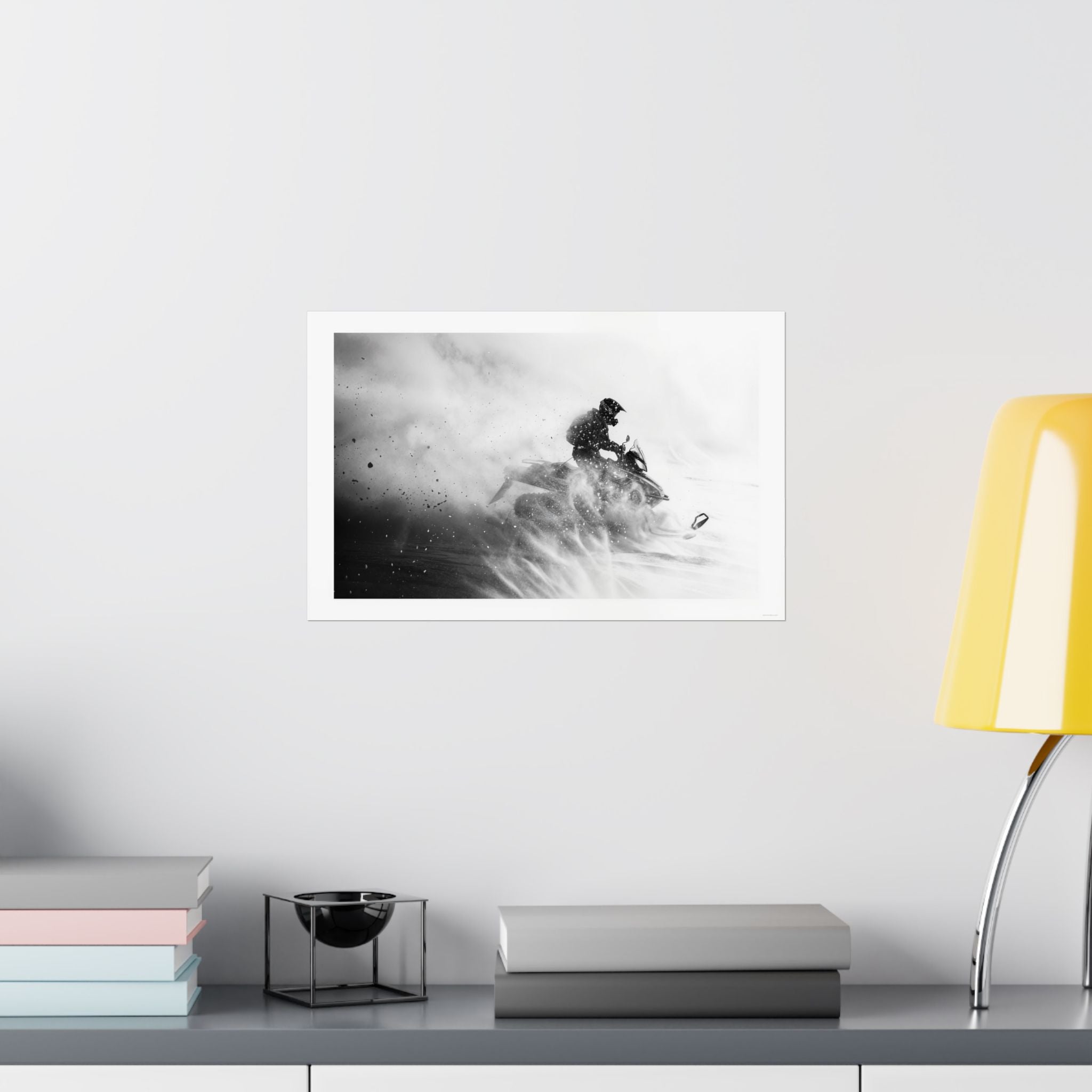 Wind Chill - Snowmobile - Gallery Print Poster - DC0165