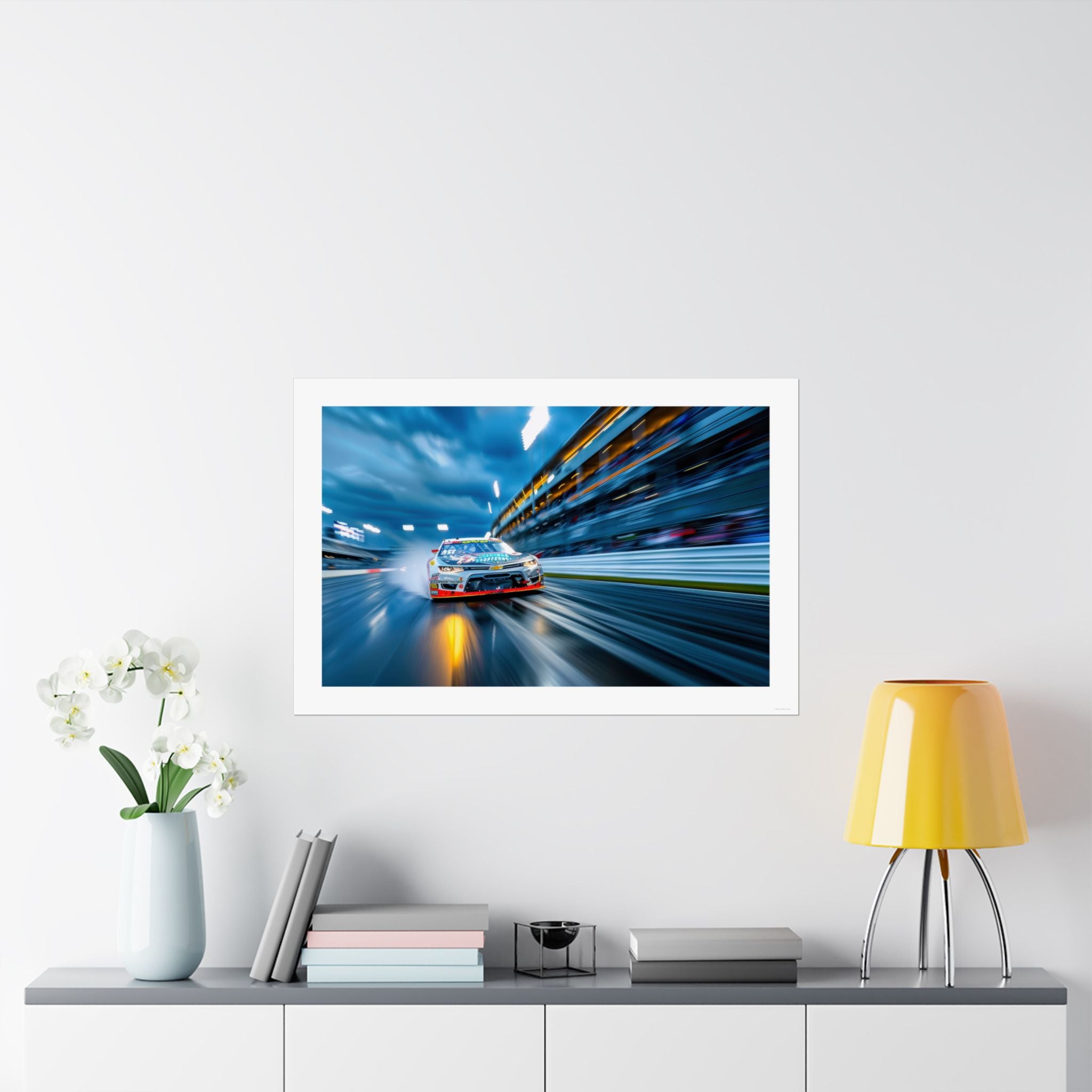 Daytona 500 at Dusk - Auto - Gallery Print Poster - DC0131