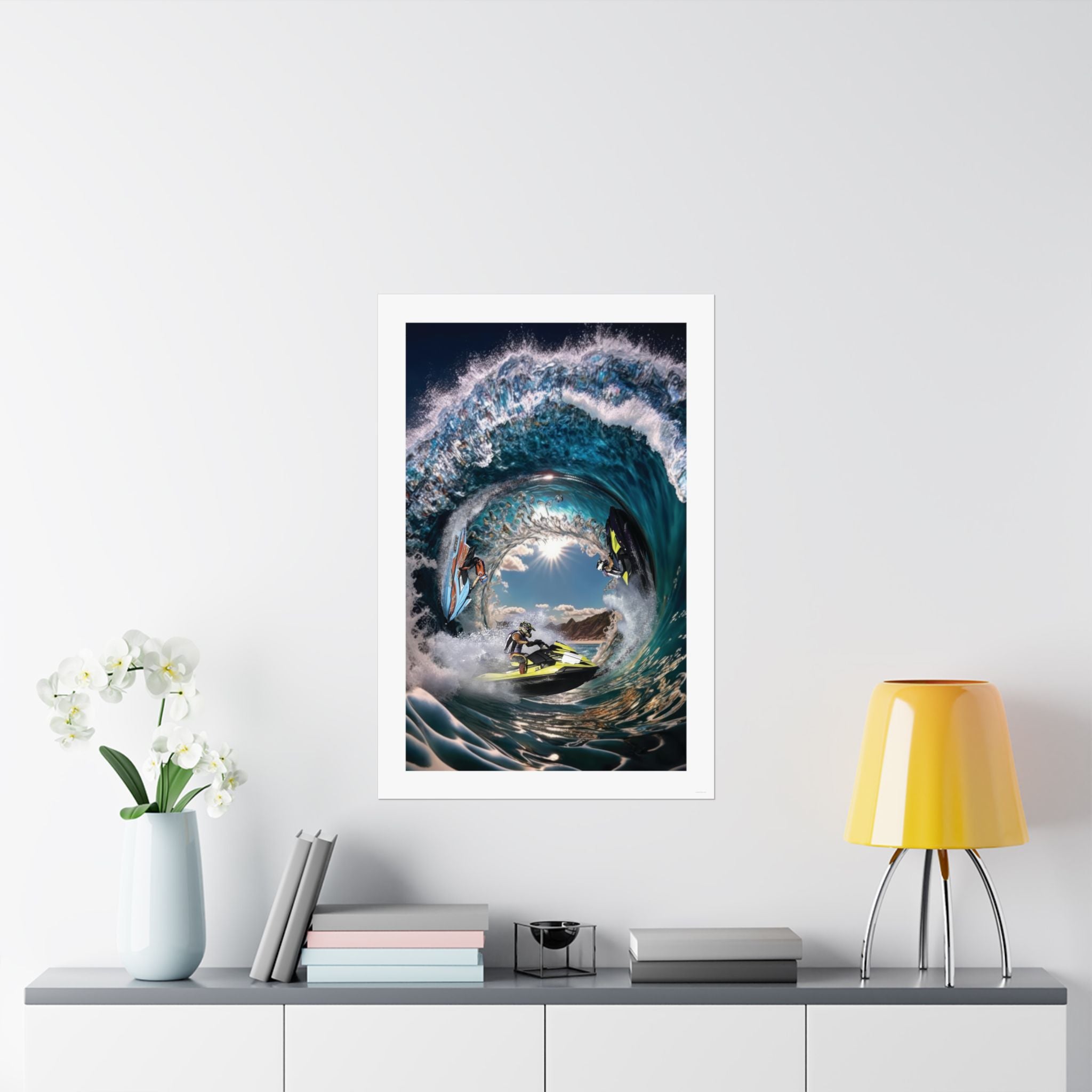 Jet Ski Vortex -  Watersports - Gallery Print Poster - DC0212