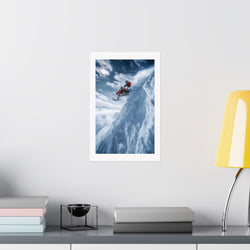 Free Fall -  Snowmobile - Gallery Print Poster - DC0192