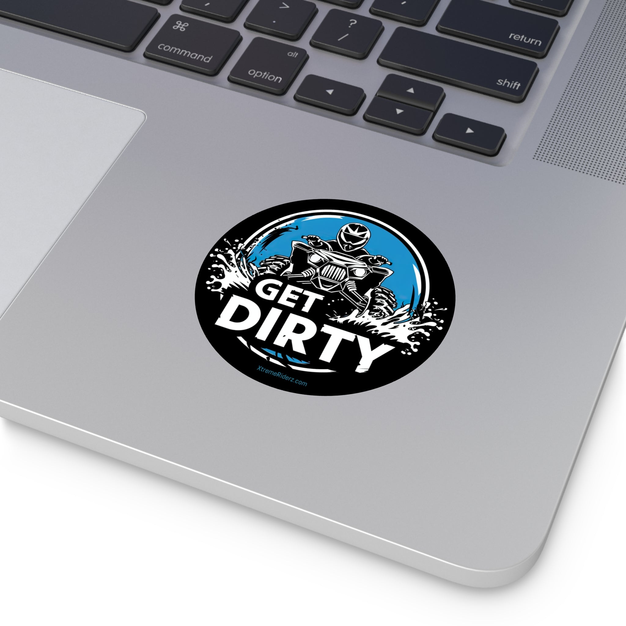 Get Dirty ATV- Xtreme Riderz - Round Vinyl Sticker