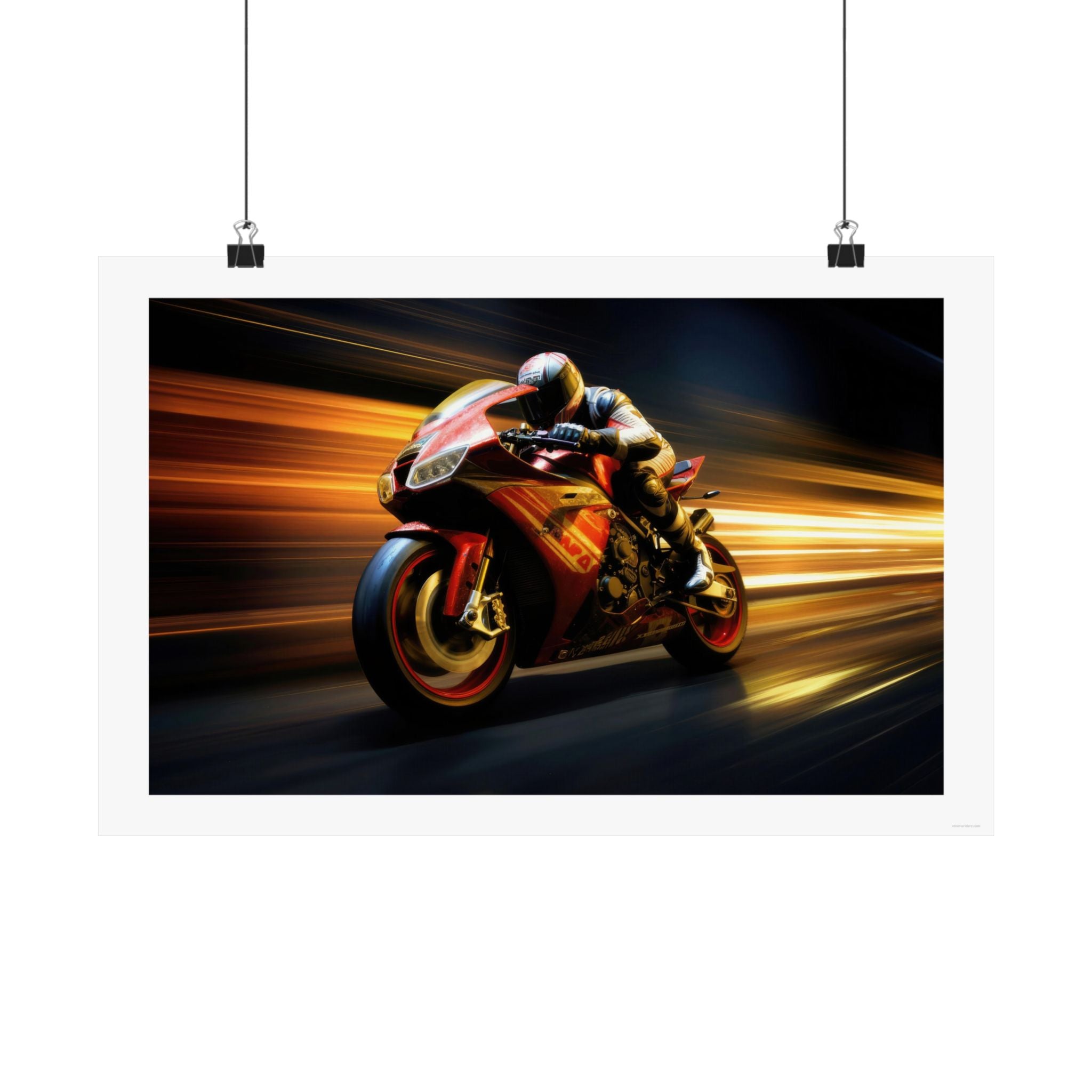 Accelerate - Motorcycle - Gallery Print Poster - DC0123