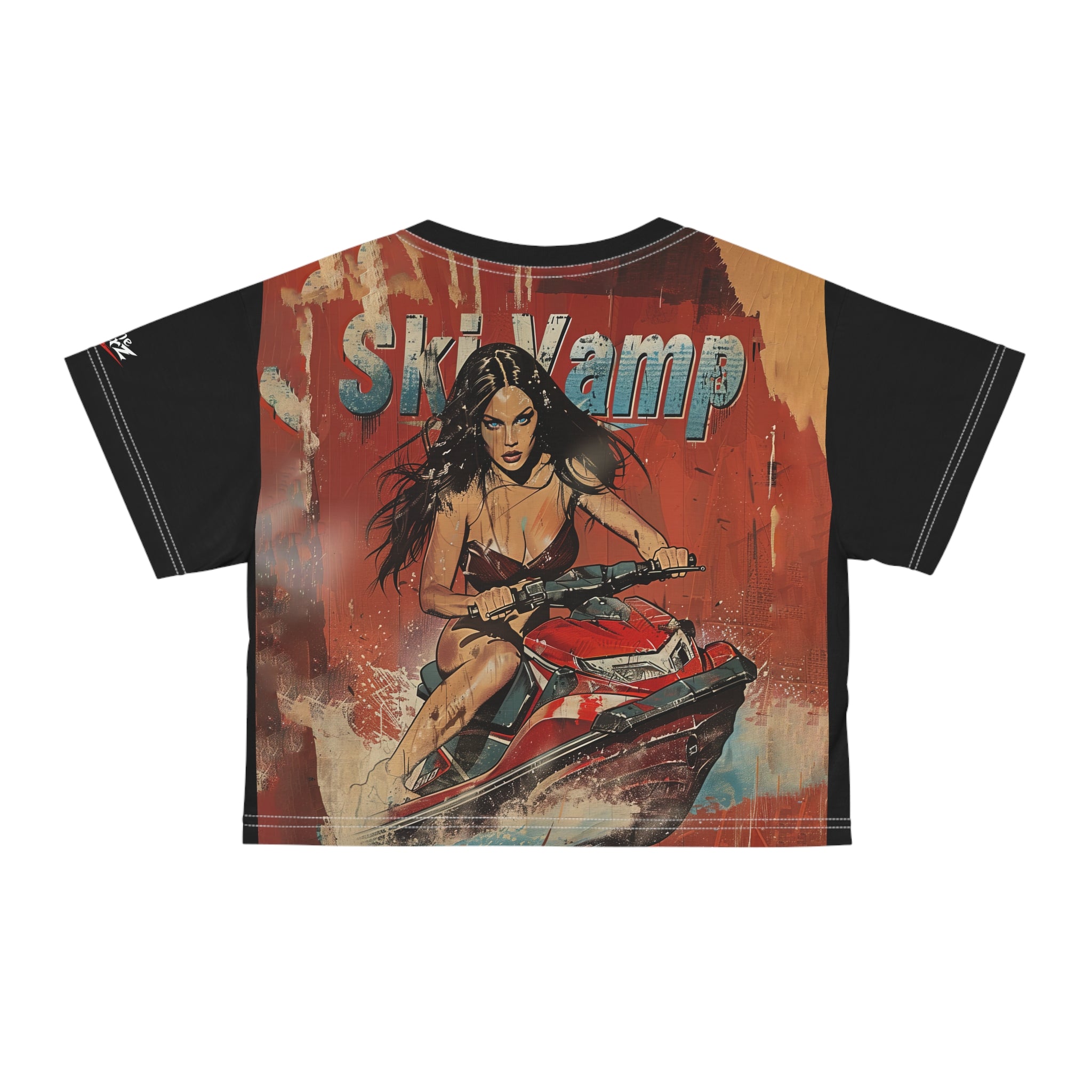 Ski Vamp -  Watersports - Women's Crop Tee - TG0138