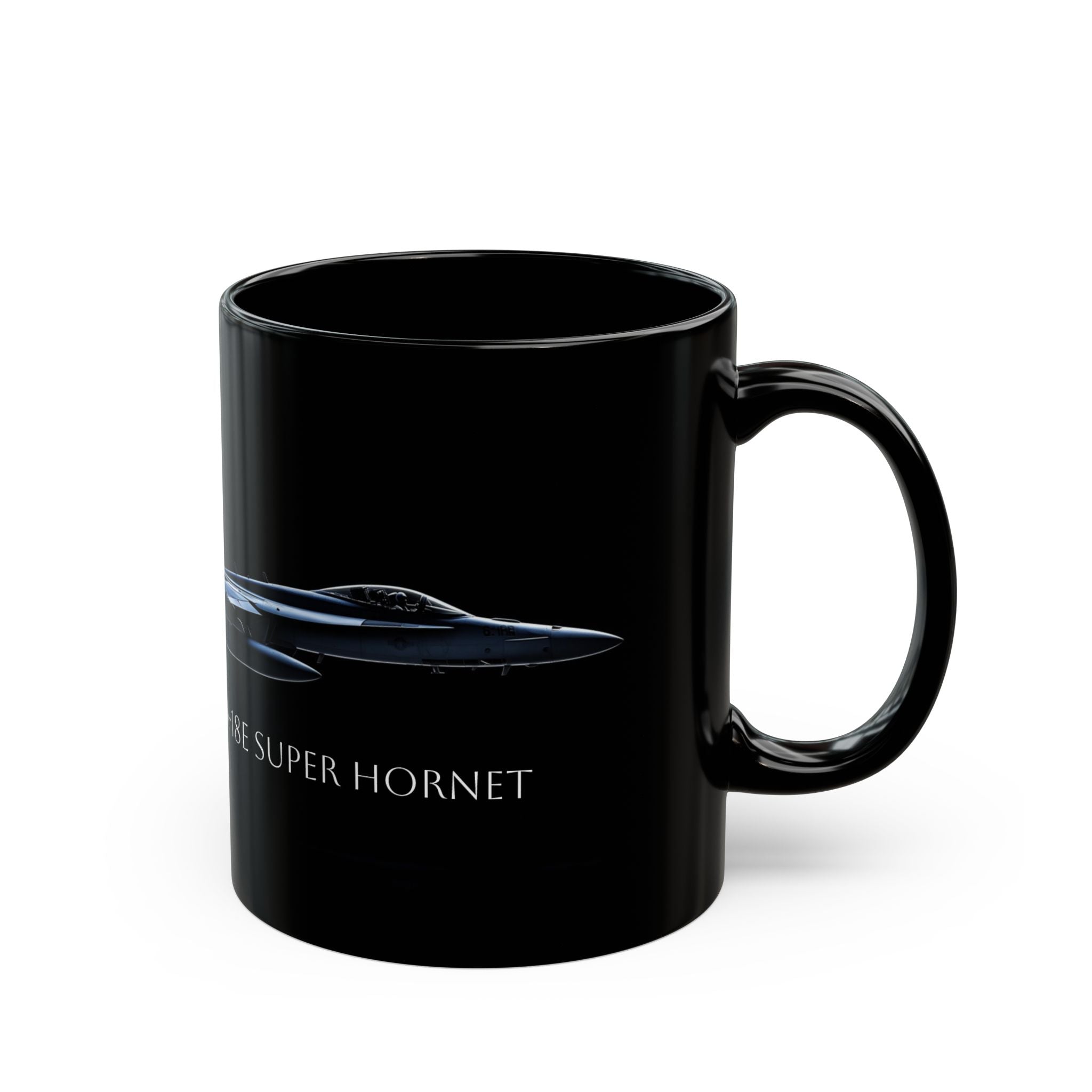FA-18E Super Hornet Black Mug (11oz, 15oz) - Aviation - DC0243