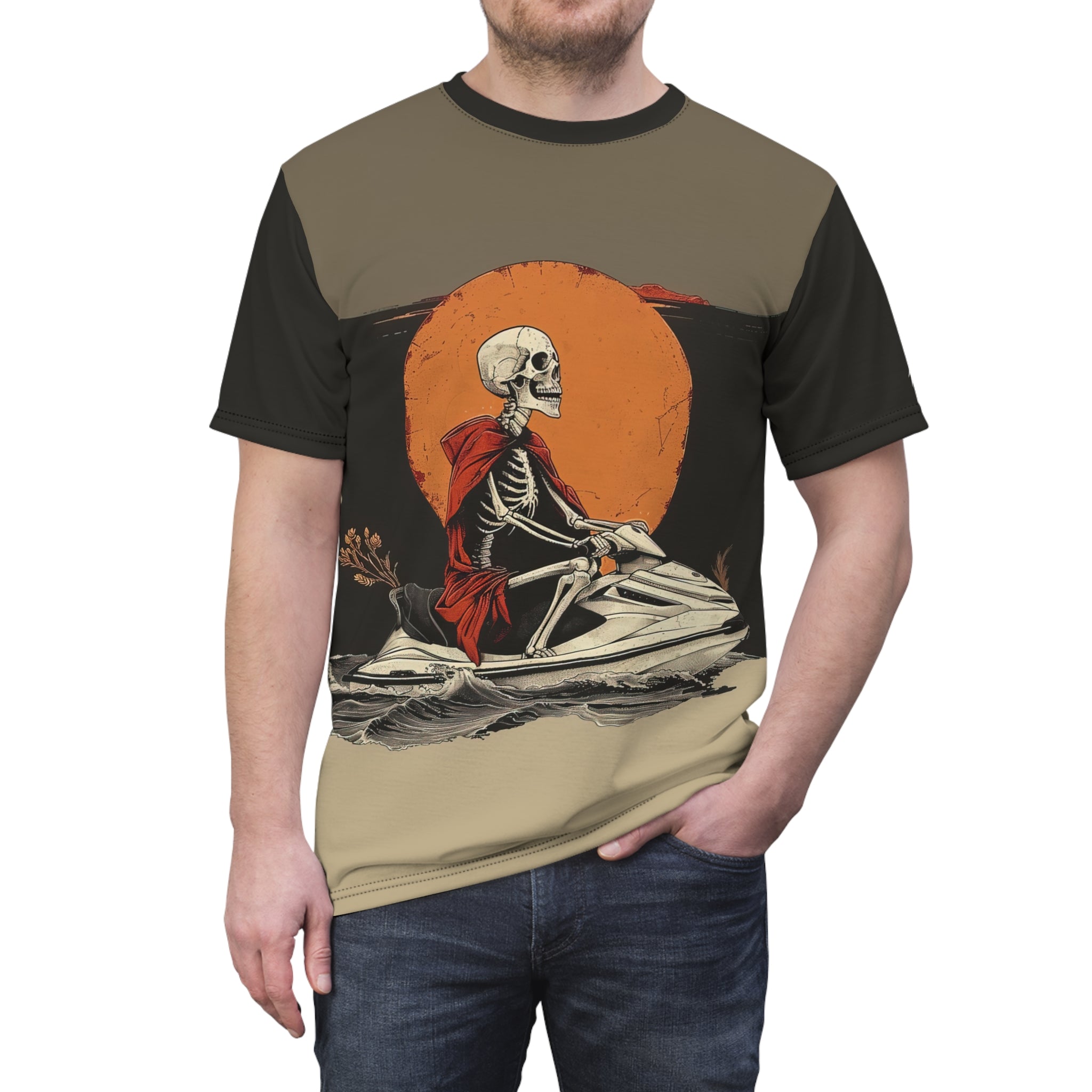 Skeleton Jet Ski T-shirt Series