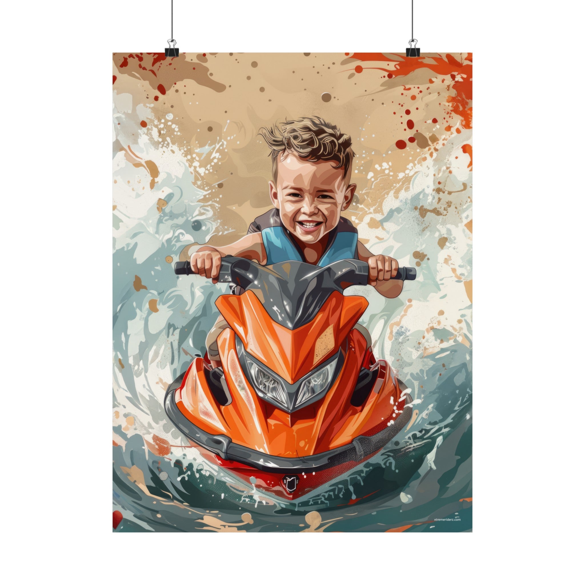 Jet Ski- Xtreme Kidz- Matte Vertical Posters