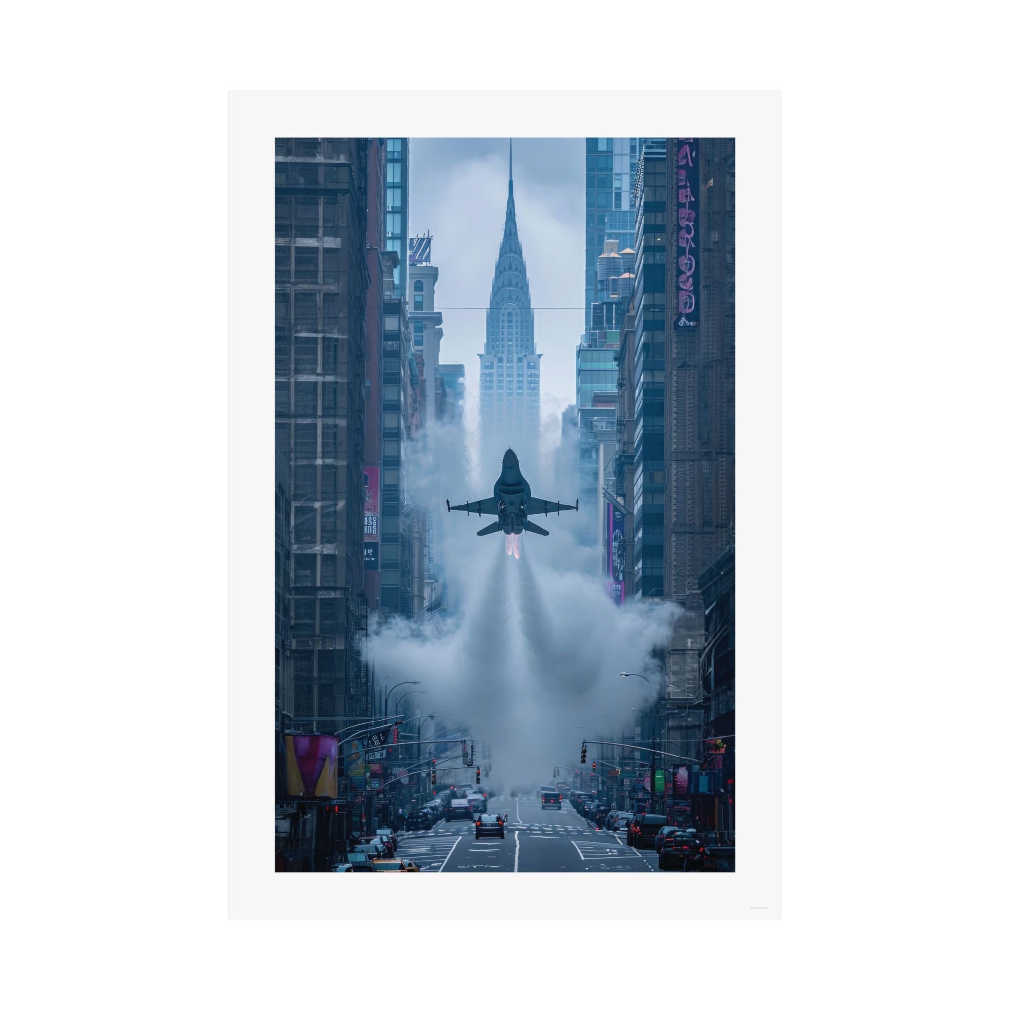 Flying New York Style - Aviation - Gallery Print Poster - DC0150