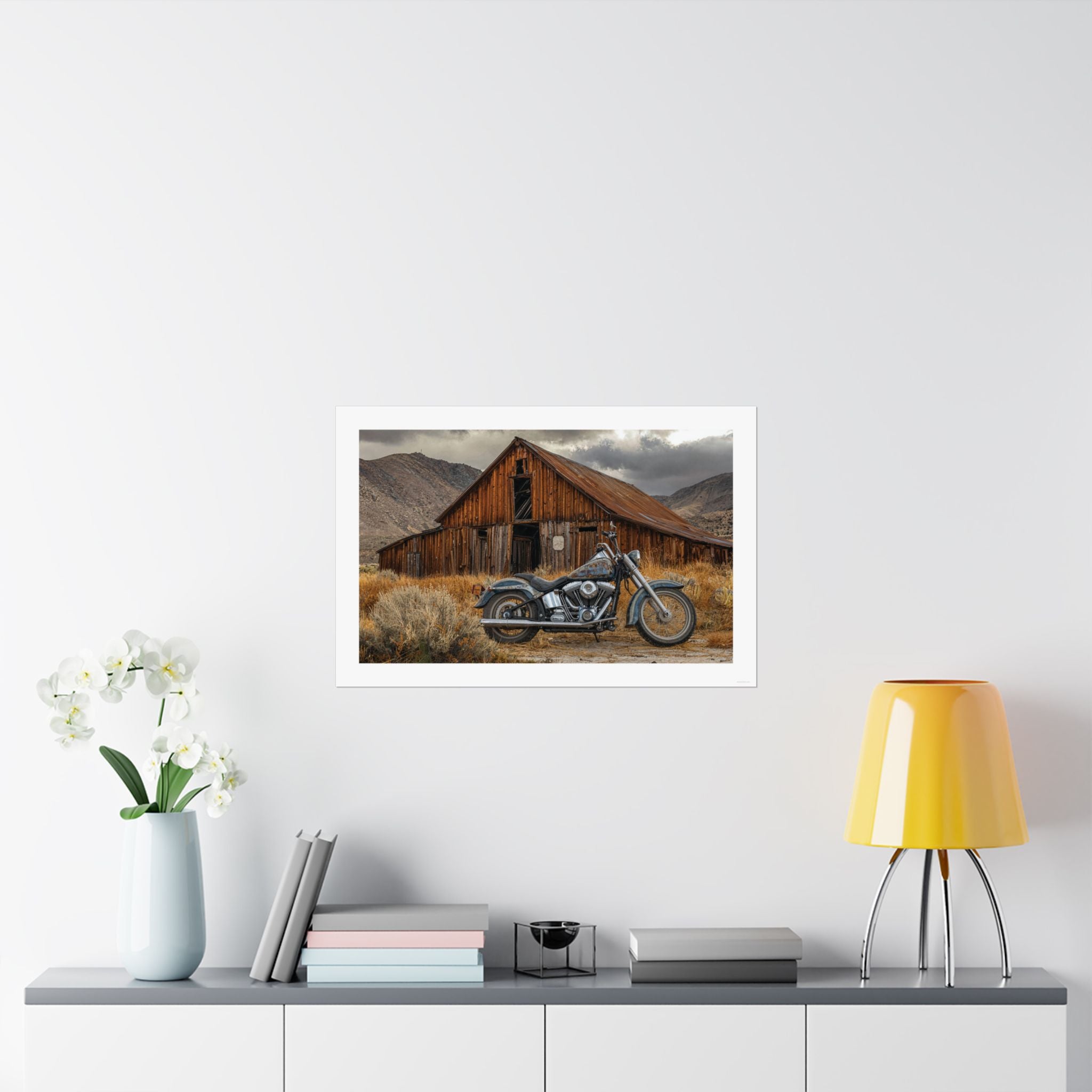 End of the Road - Motorcycle - Gallery Print Poster - DC0278